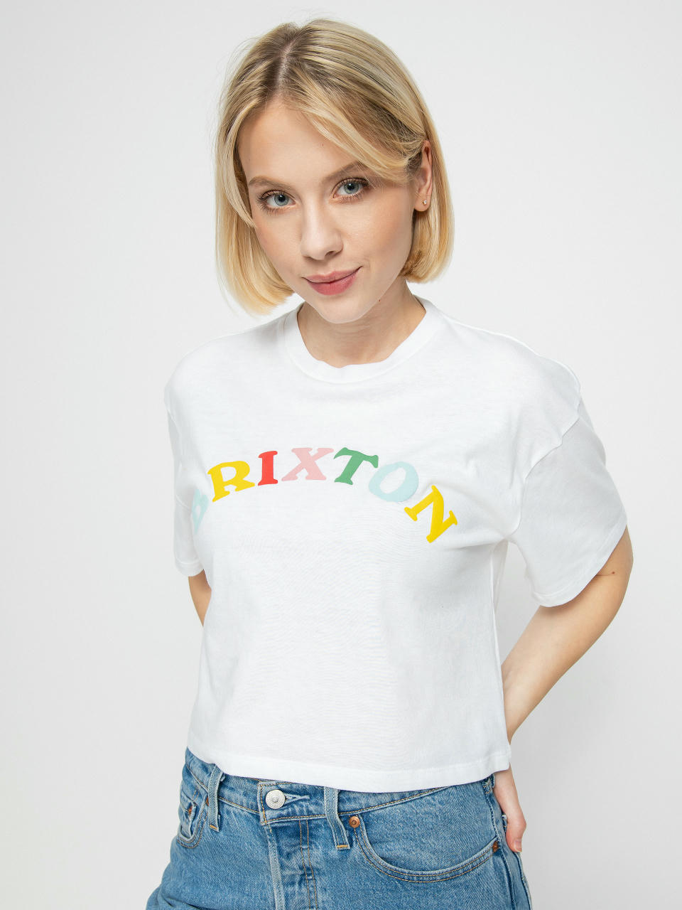 Brixton Feelings Skimmer T-Shirt Wmn (white)