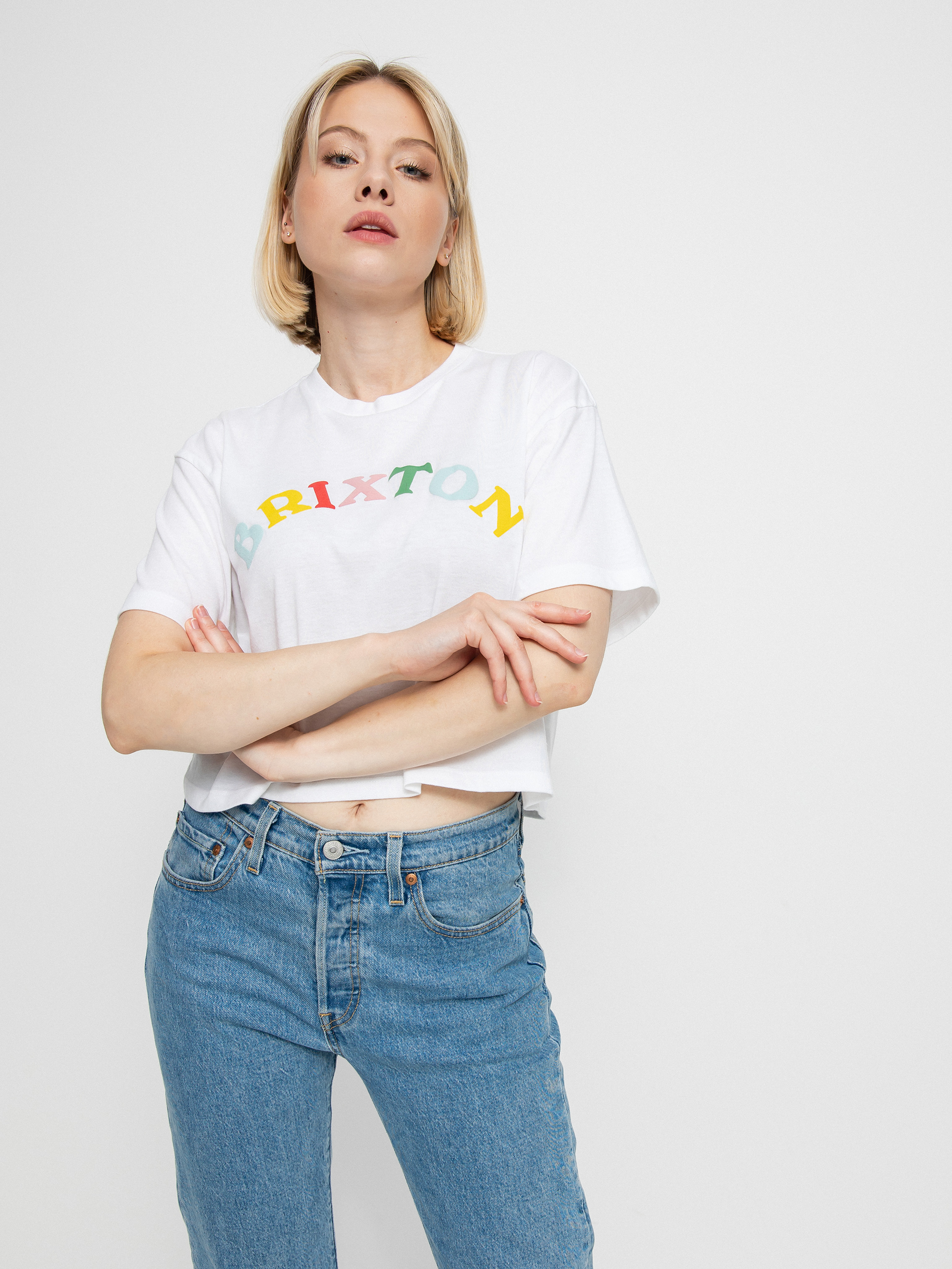 Brixton Feelings Skimmer T-shirt Wmn (white)