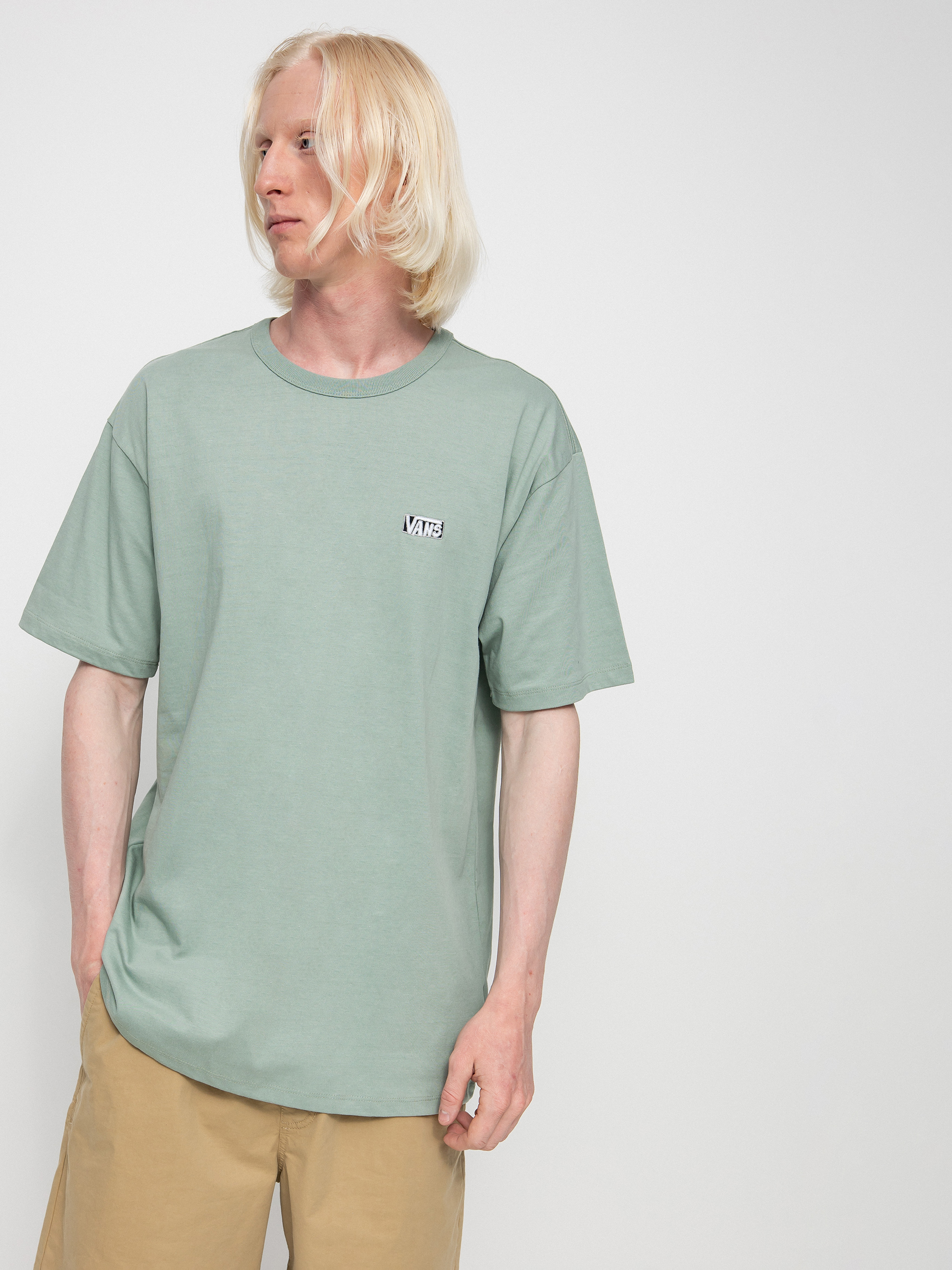 mint green vans shirt