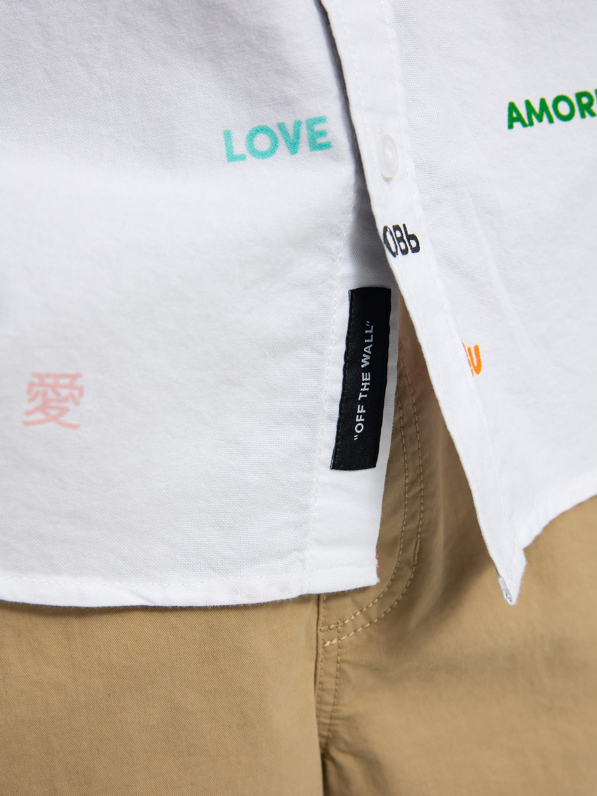 Vans Houser Hemd (pride/white)