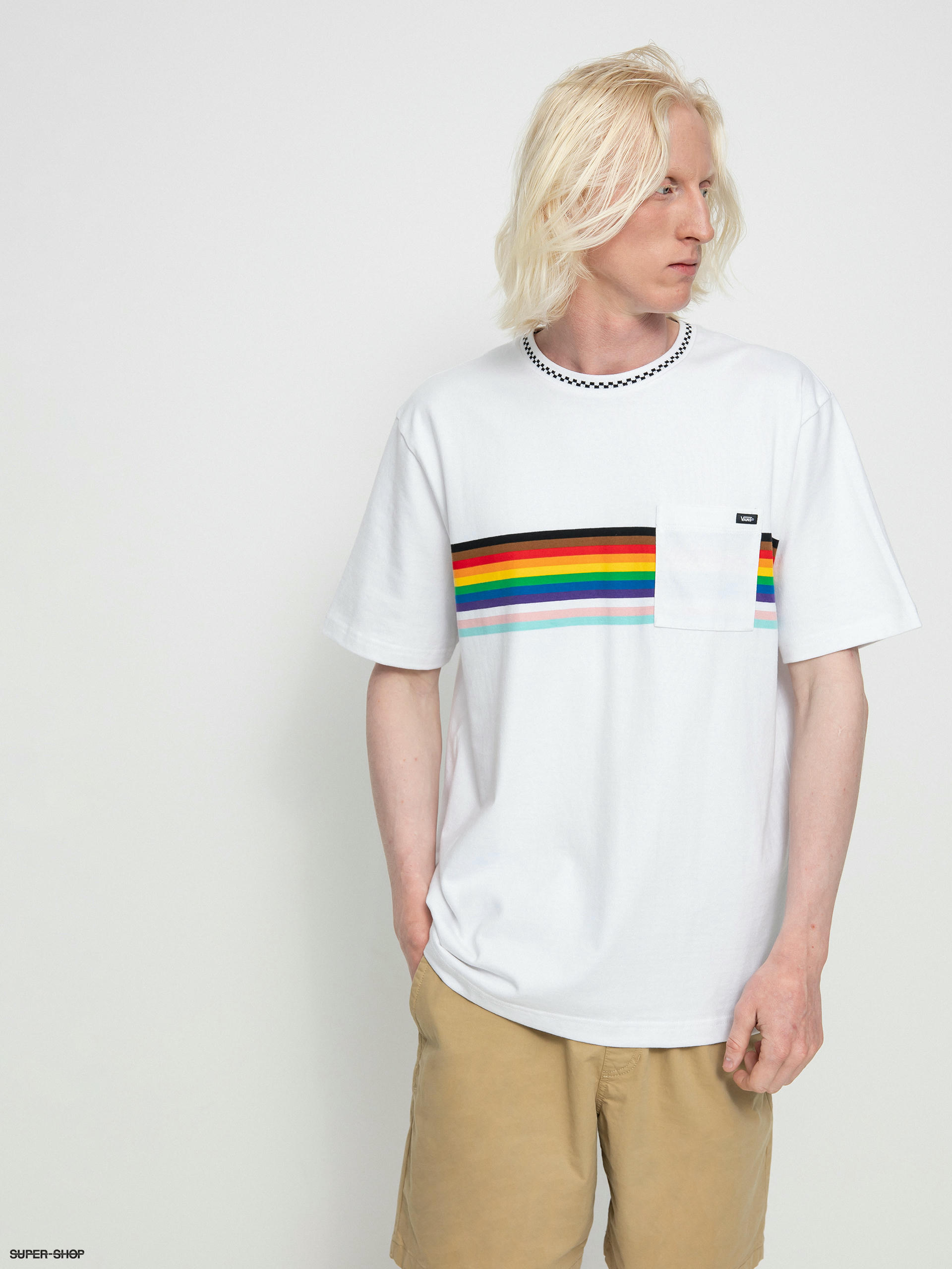 Vans rainbow t clearance shirt