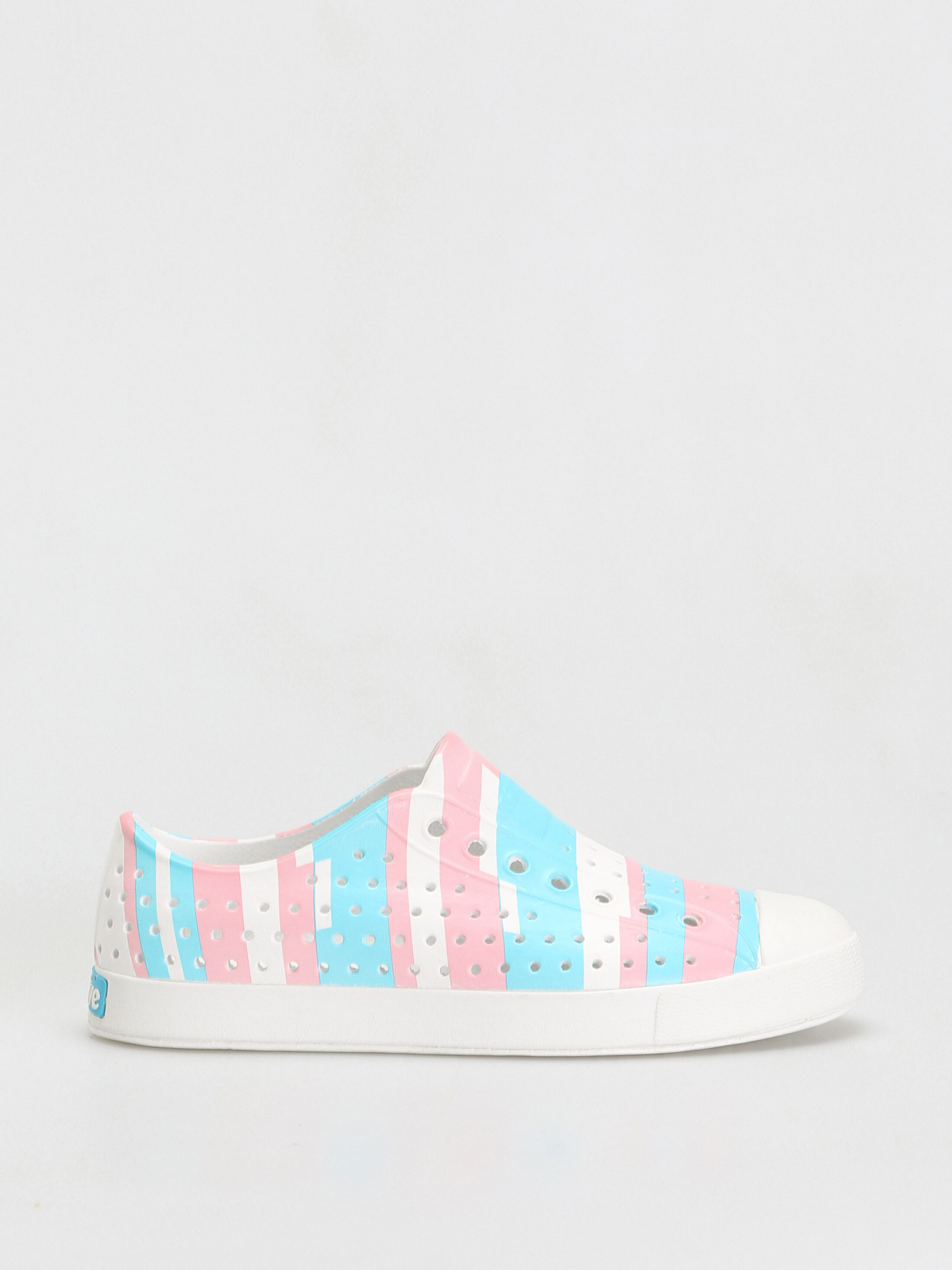 Native Jefferson Print Shoes - blue (shell white/shell white  display picture 1