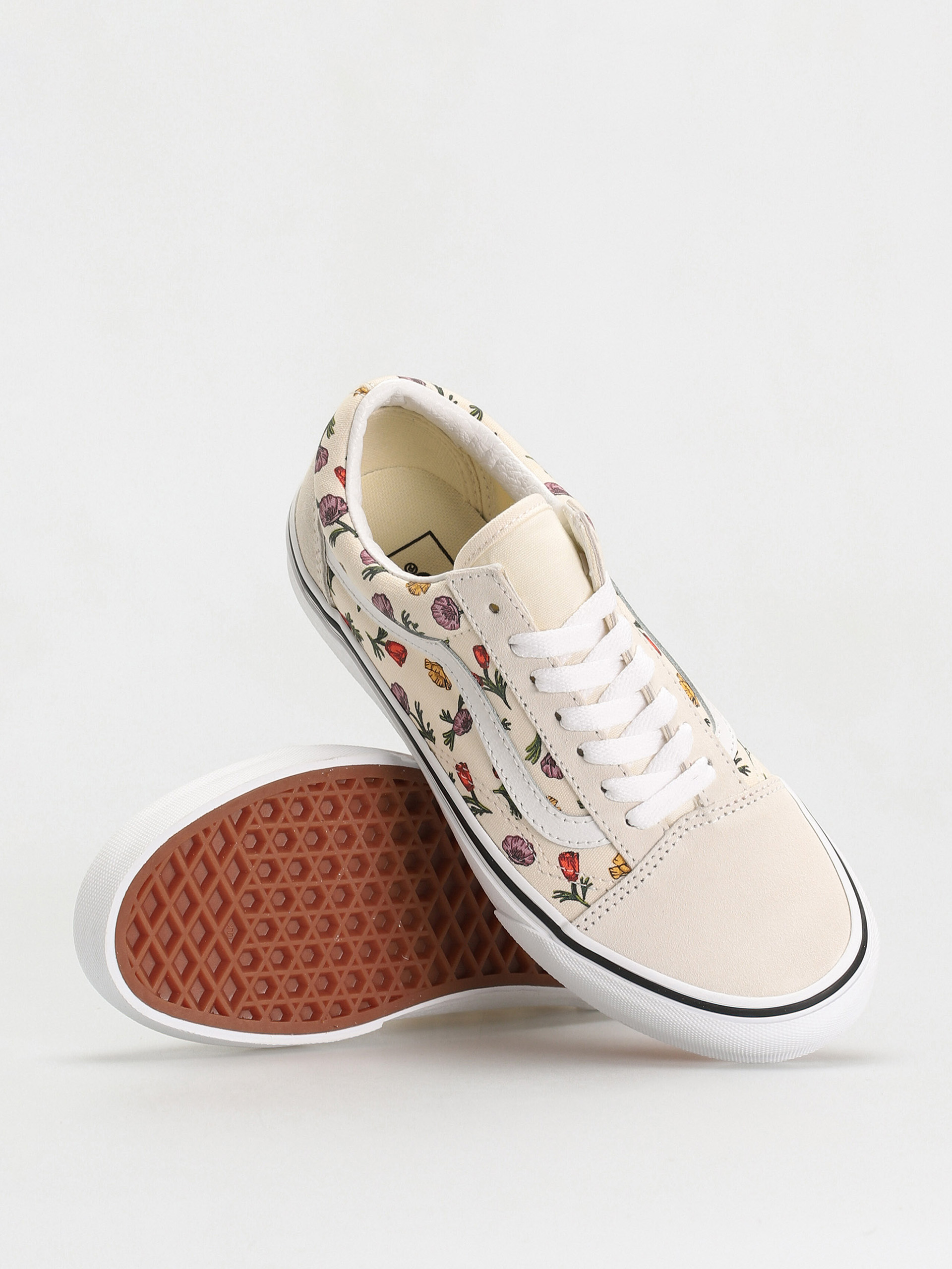 Vans Old Skool Shoes (poppy floral cream)