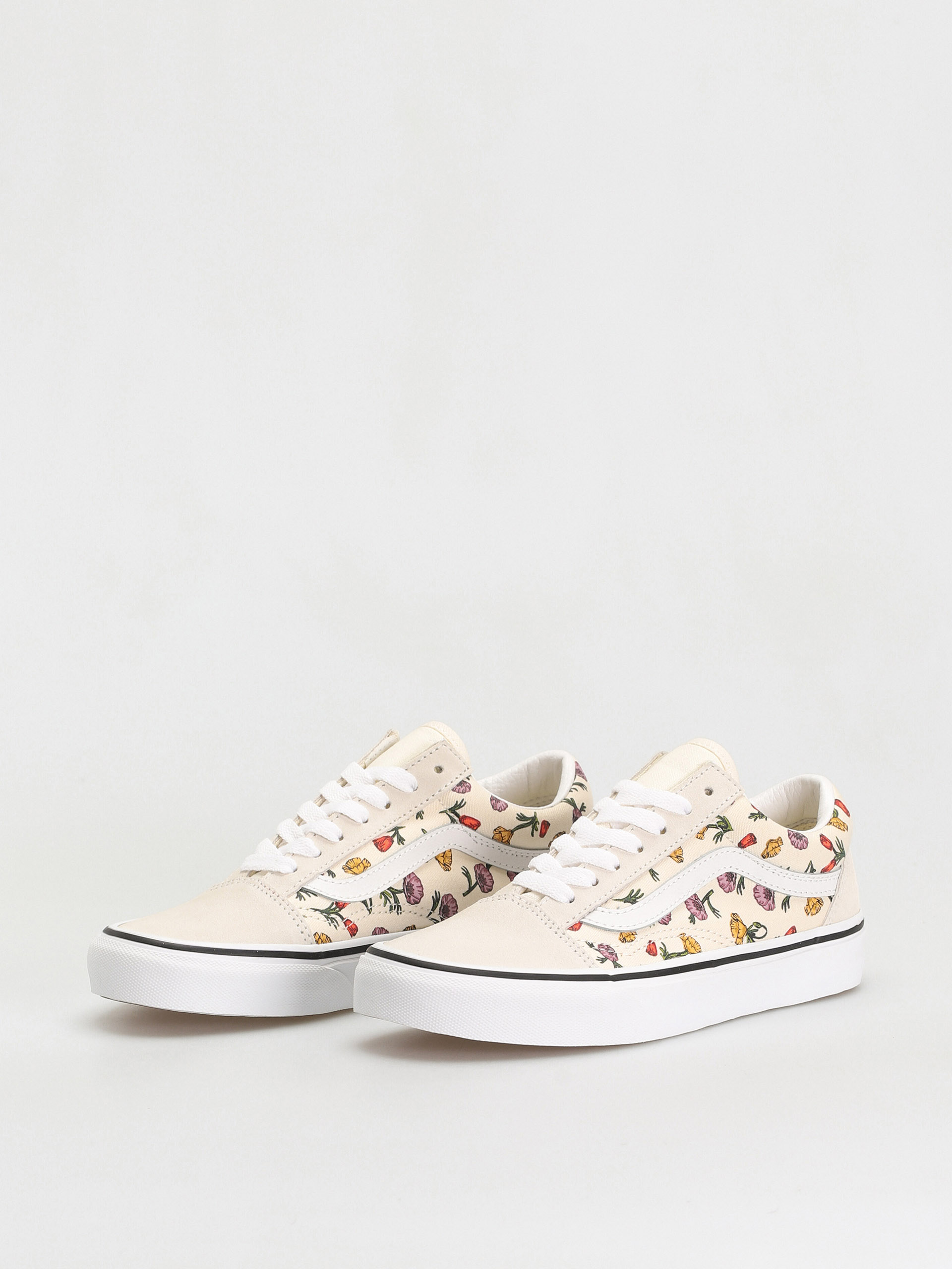 Vans Old Skool Shoes (poppy floral cream)