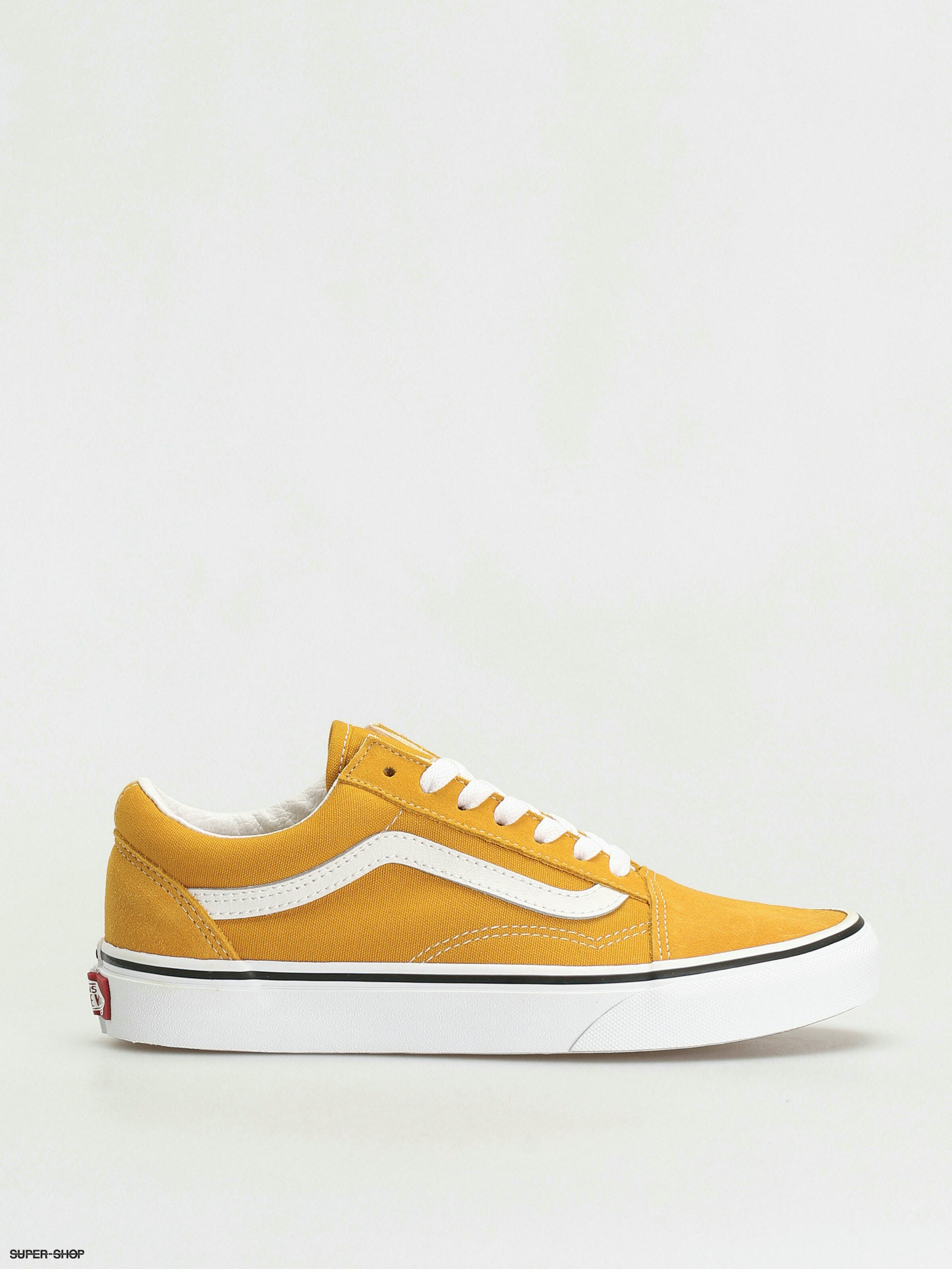 Yellow and white sale vans old skool