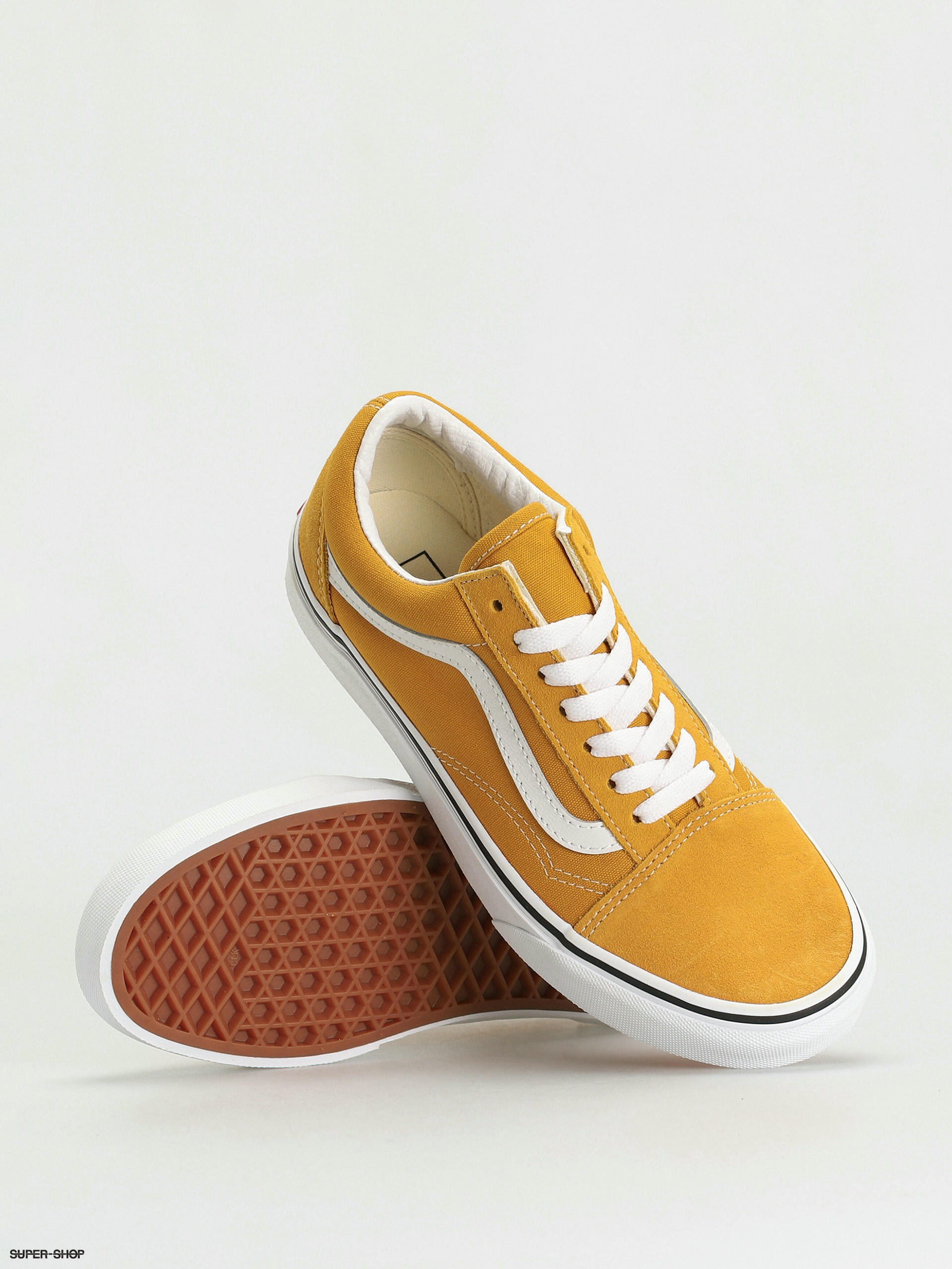 Burnt hot sale yellow vans