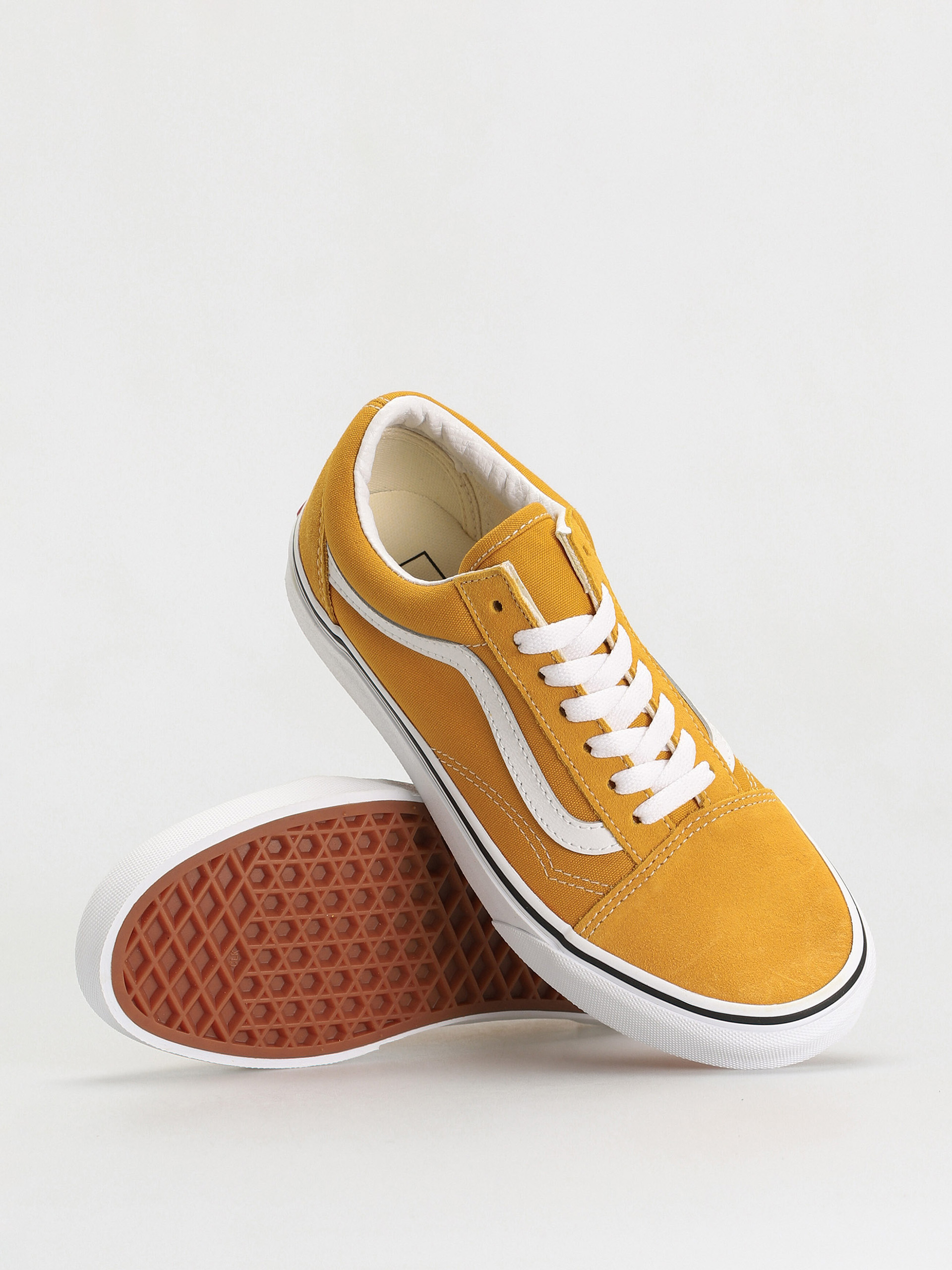 Vans Old Skool Shoes (color theory golden yellow)