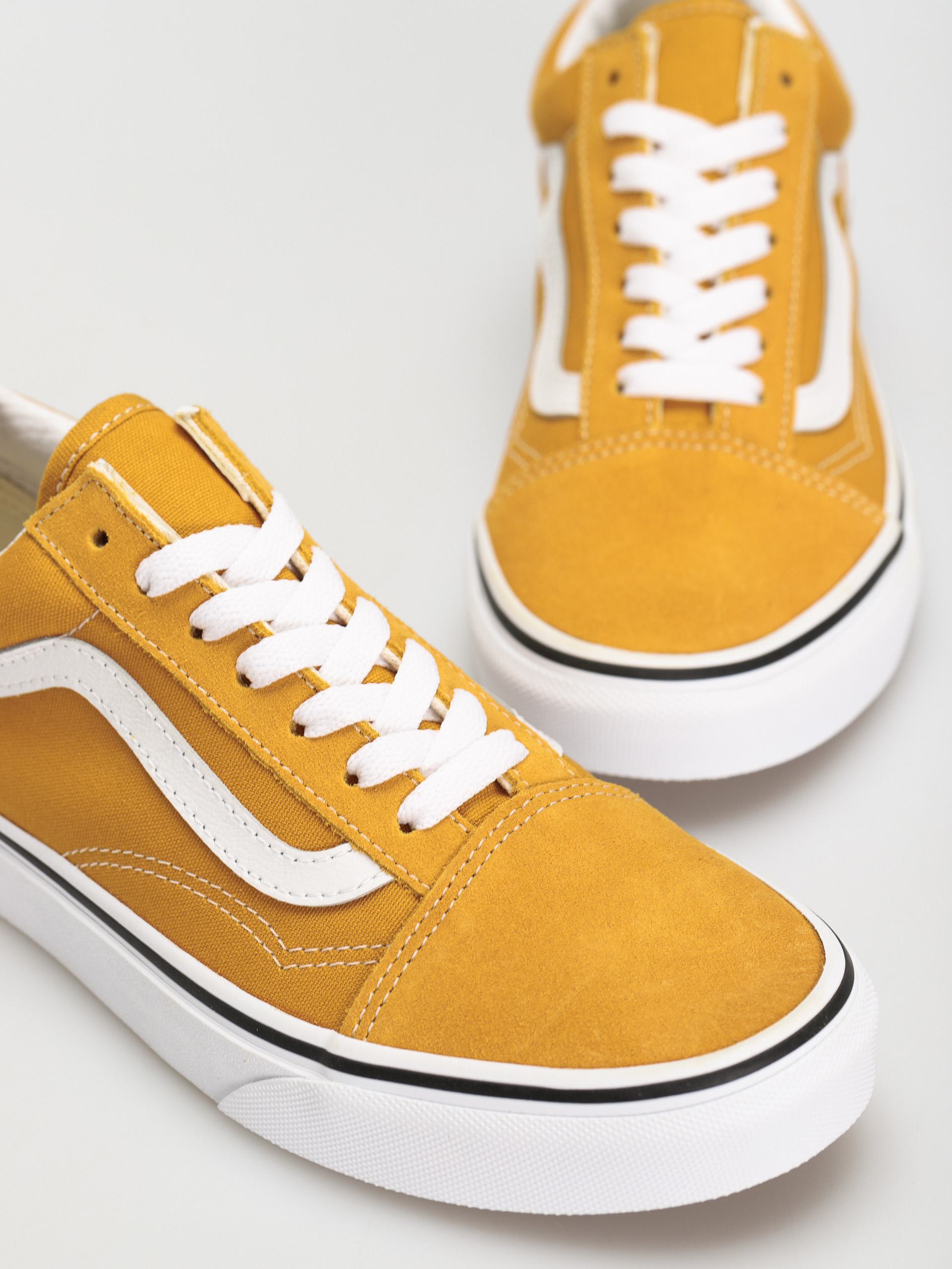 Vans Old Skool Shoes (color theory golden yellow)