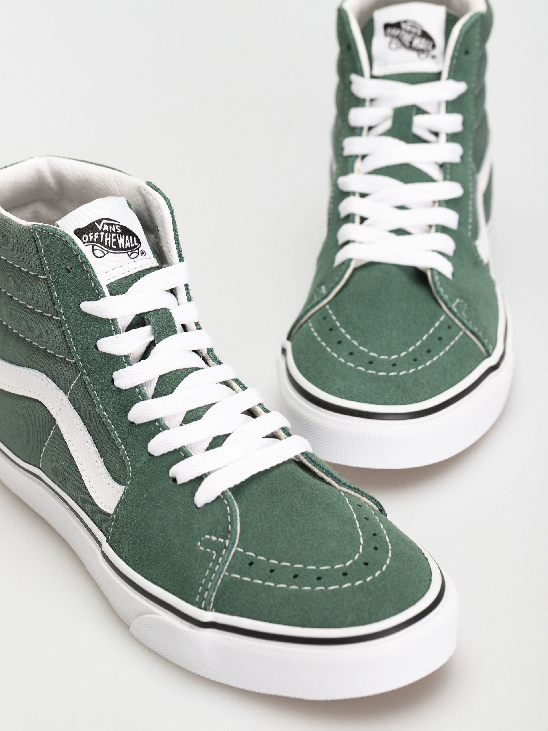 Vans Sk8 Hi Shoes (color theory duck green)