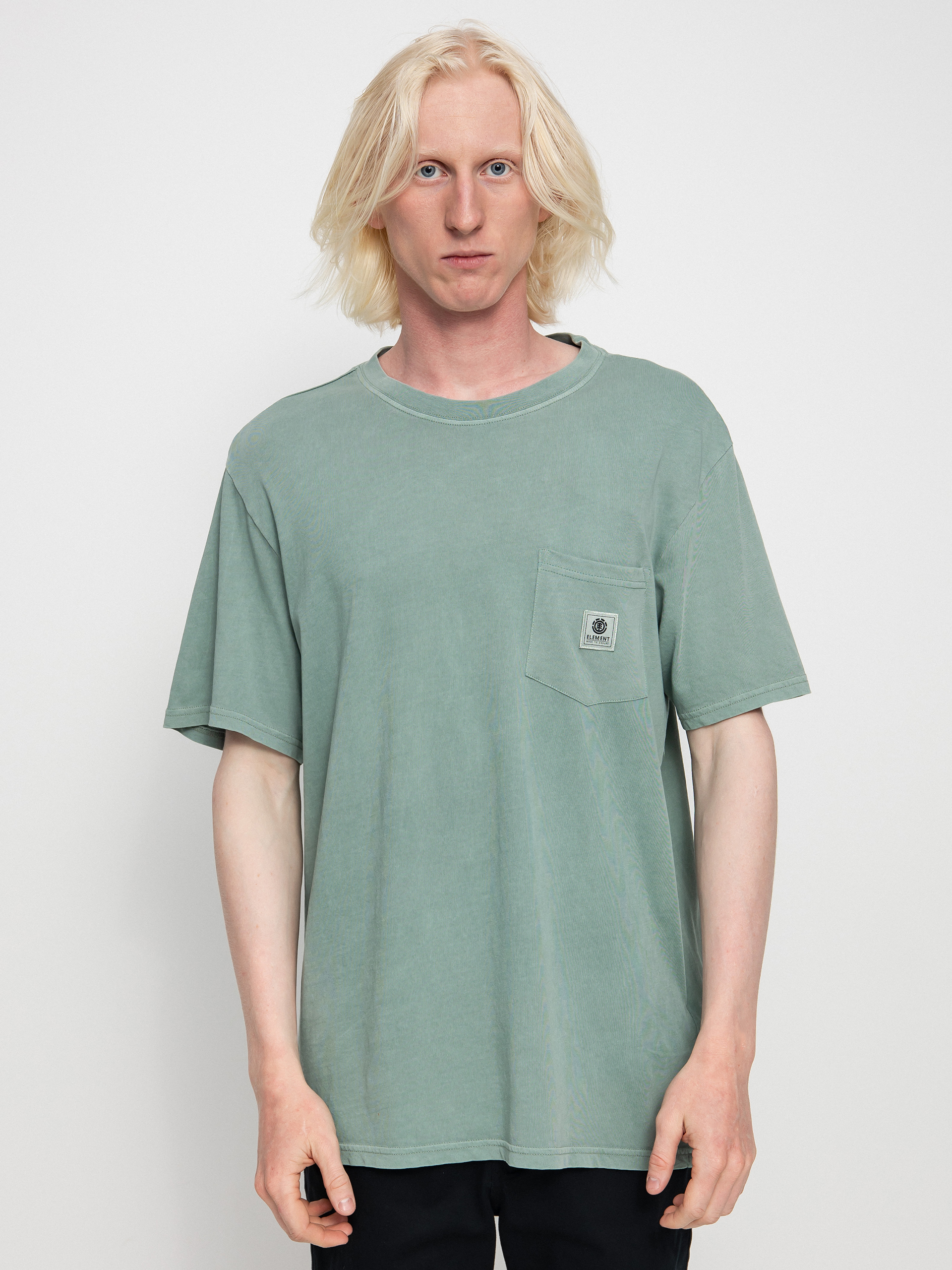 Element Basic Pocket Label T-shirt (chinois green)