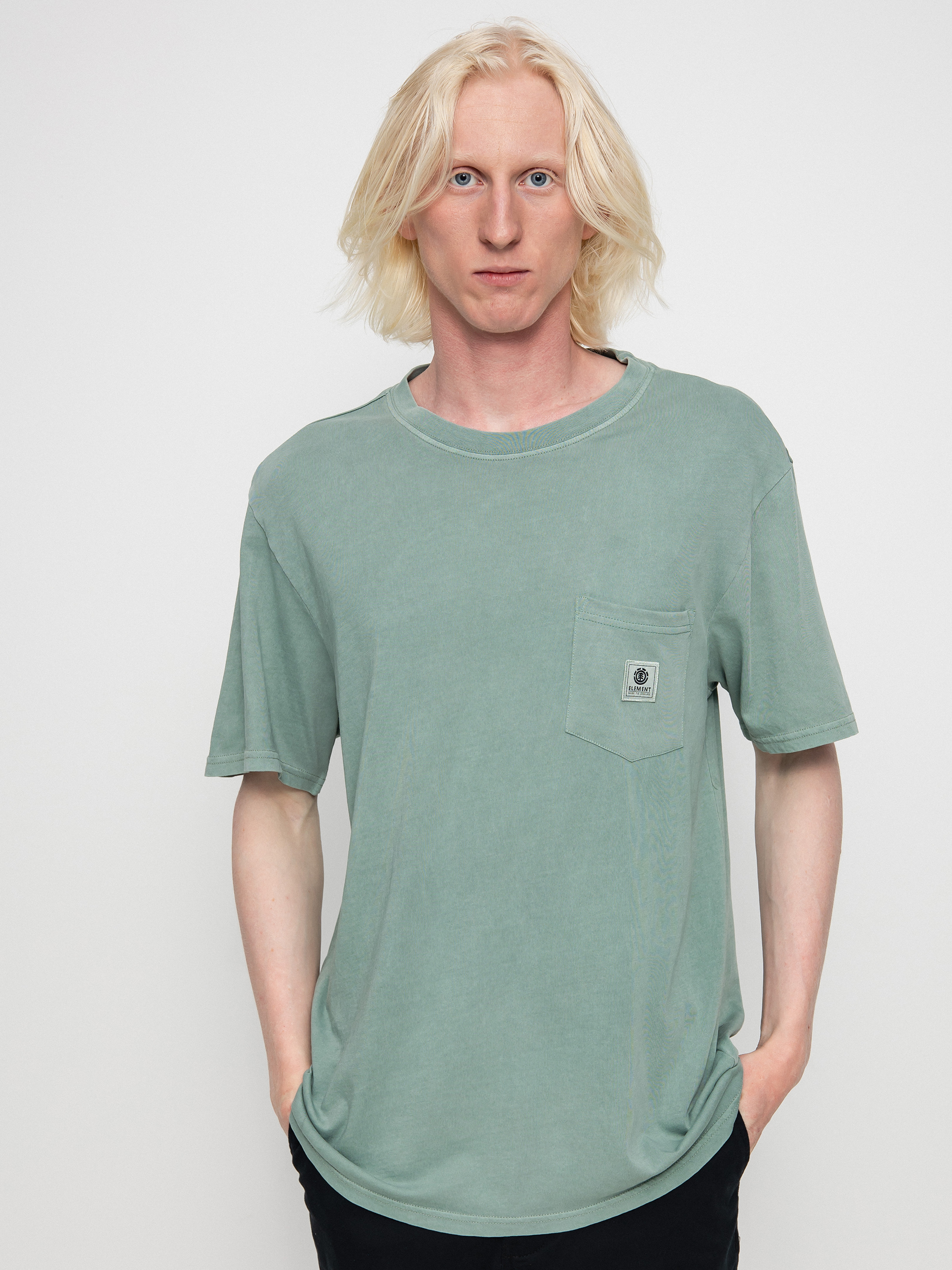 Element Basic Pocket Label T-shirt (chinois green)
