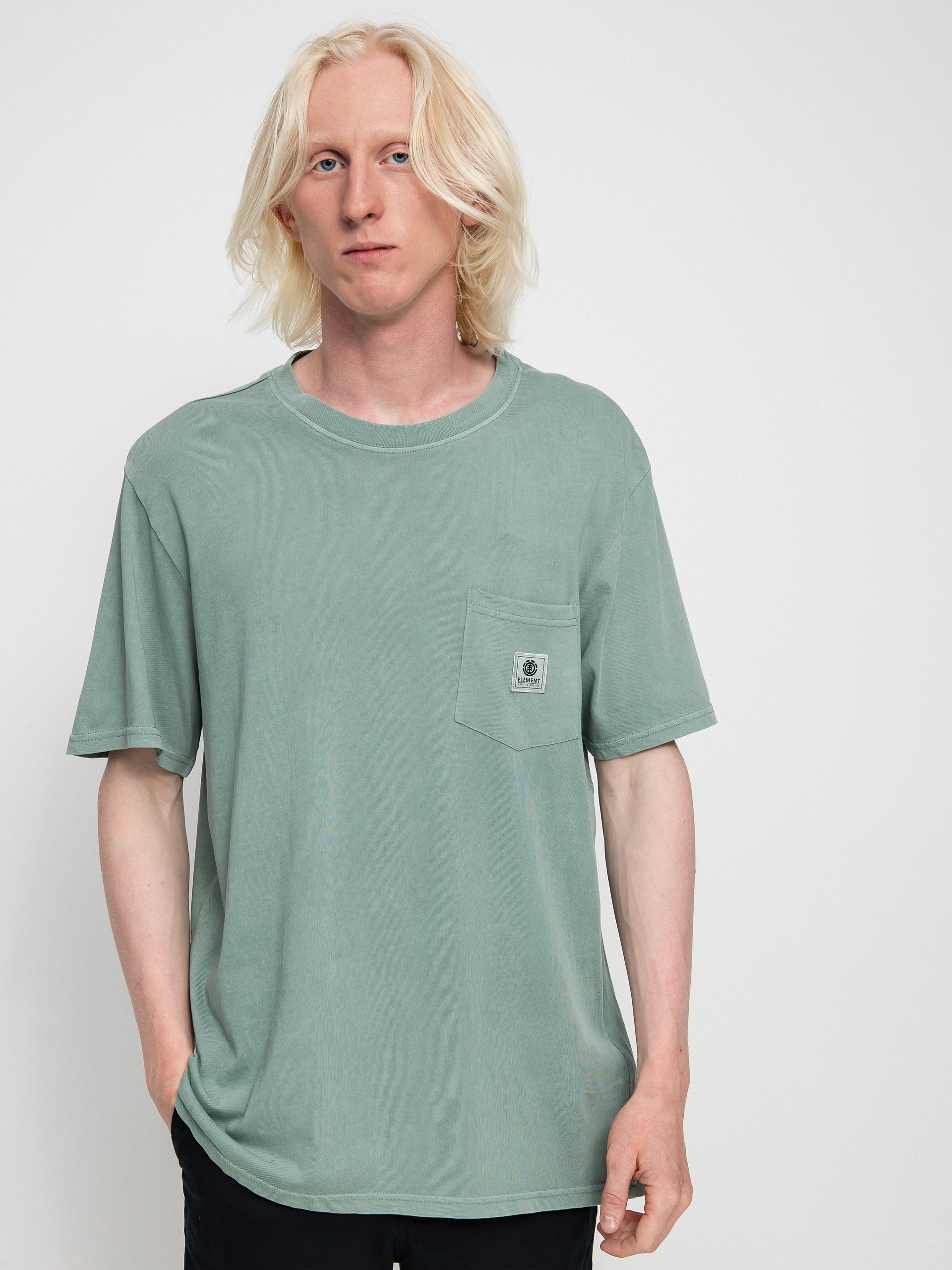 Element Basic Pocket Label T-shirt (chinois green)
