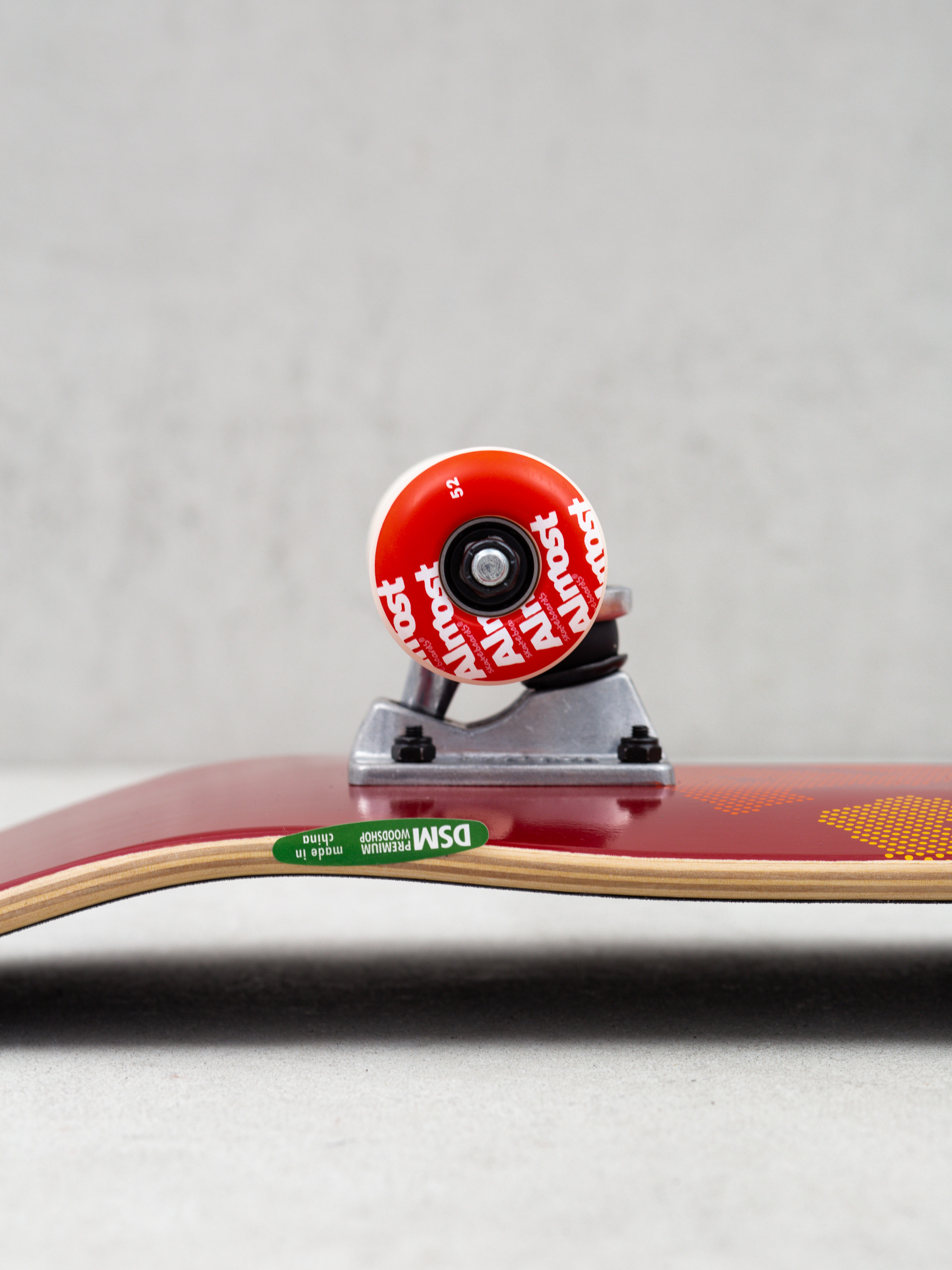 Almost Light Bright Skateboard (red)