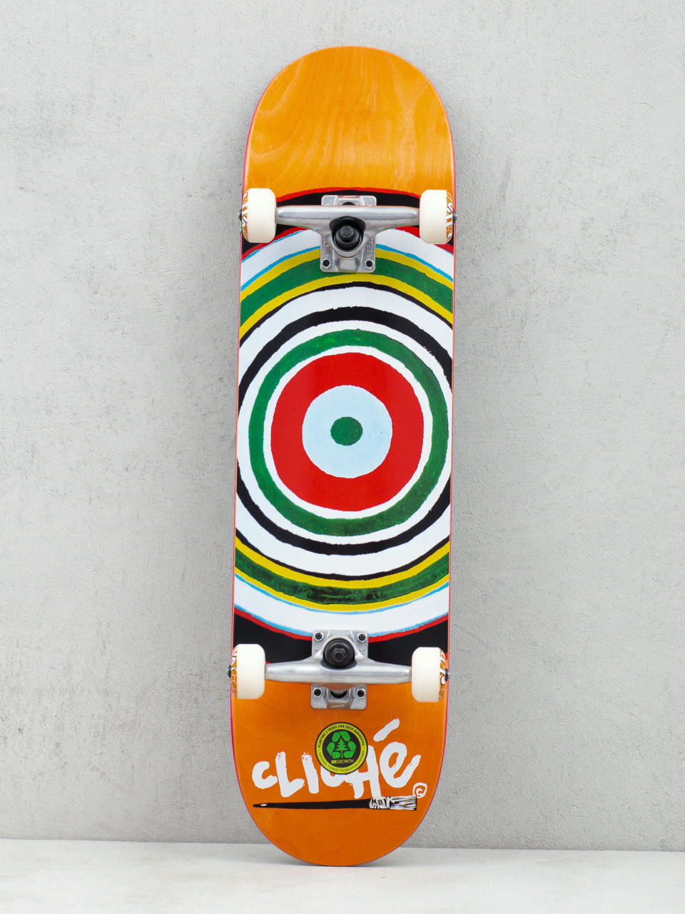 Cliche Painted Circle Skateboard (assorted)