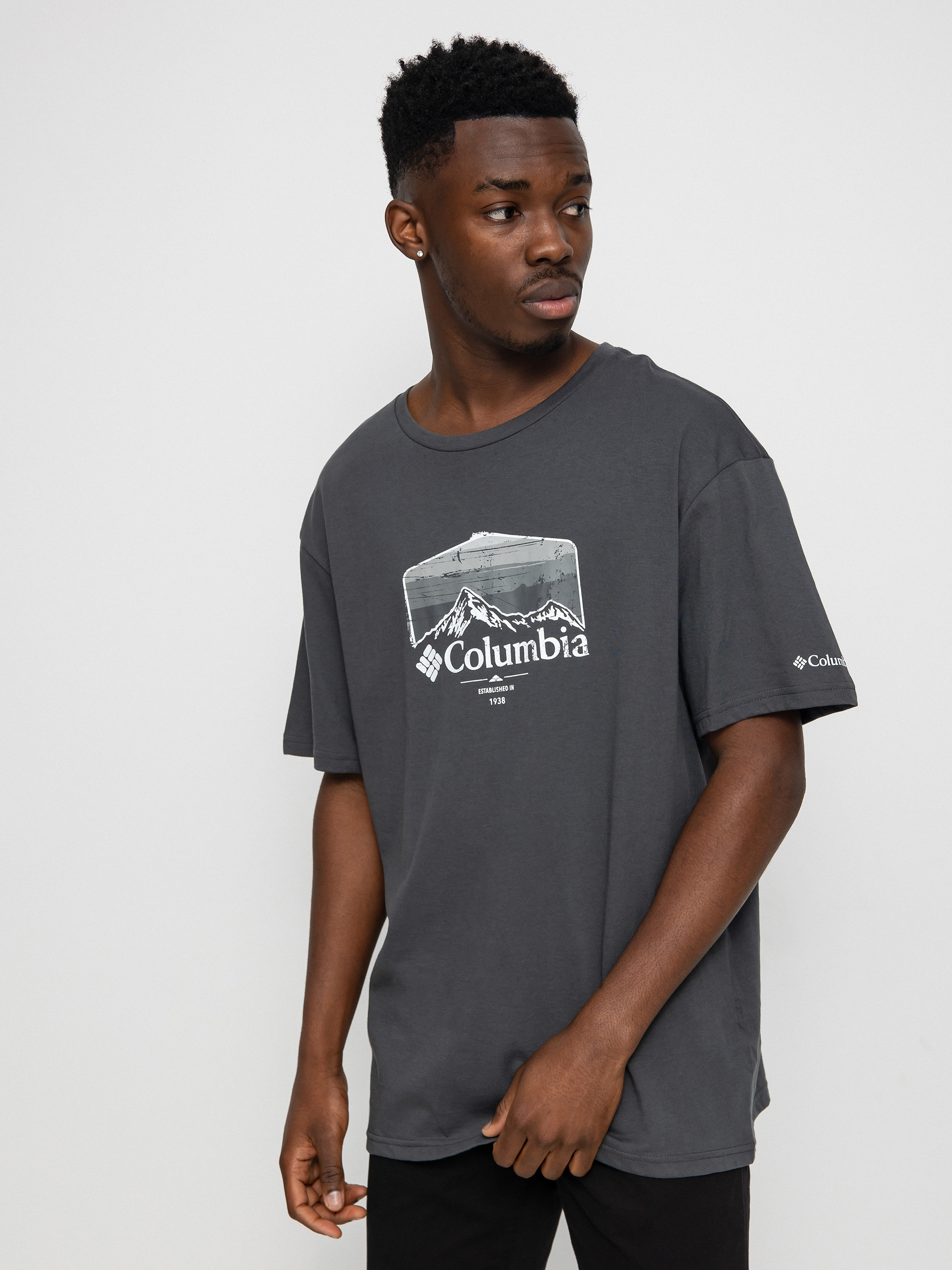 Columbia Path Lake T-shirt (shark/hikers haven)