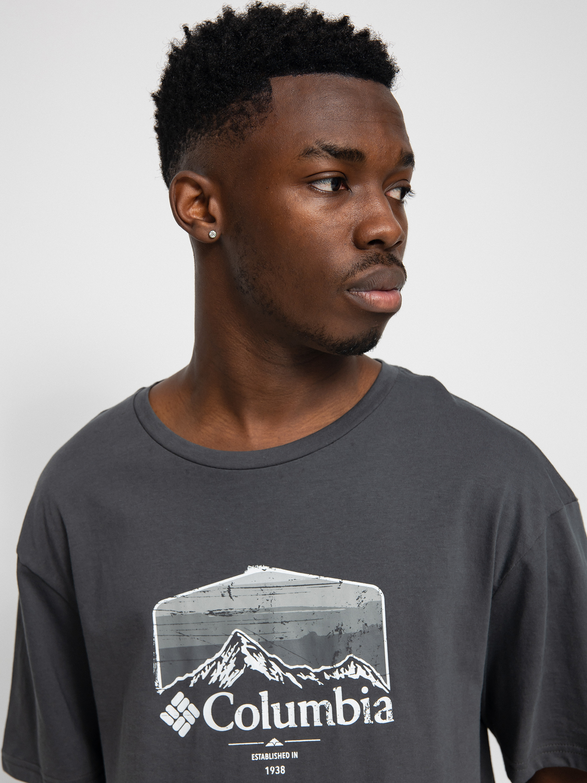 Columbia Path Lake T-shirt (shark/hikers haven)