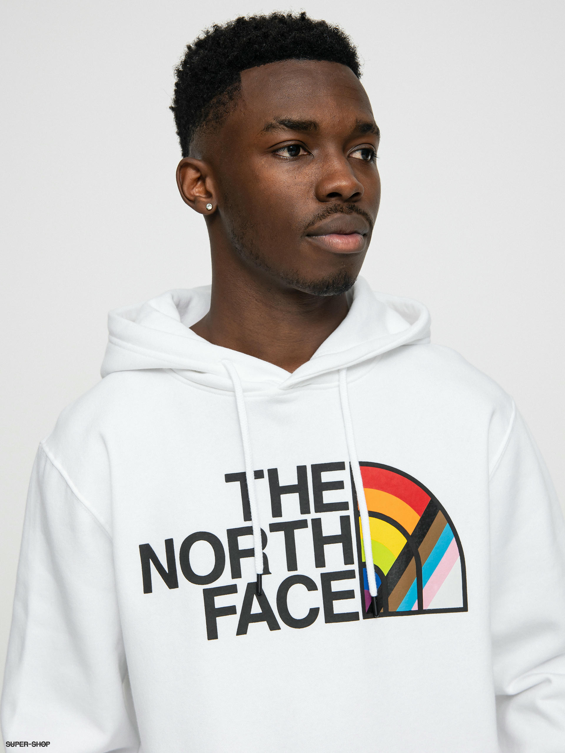 The North Face Pride HD Hoodie white tnf white