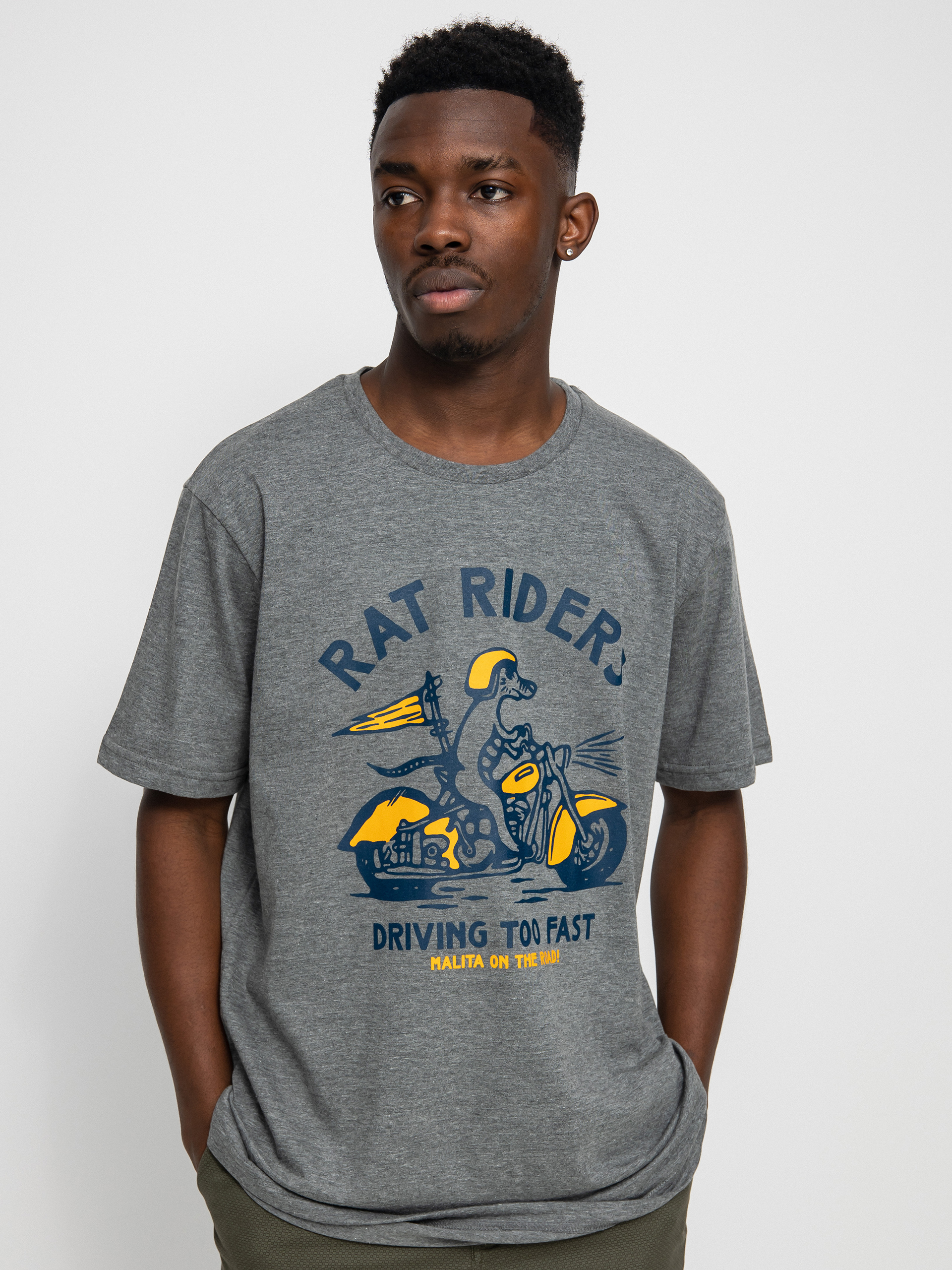 Malita Rat Riders T-shirt (heather grey)