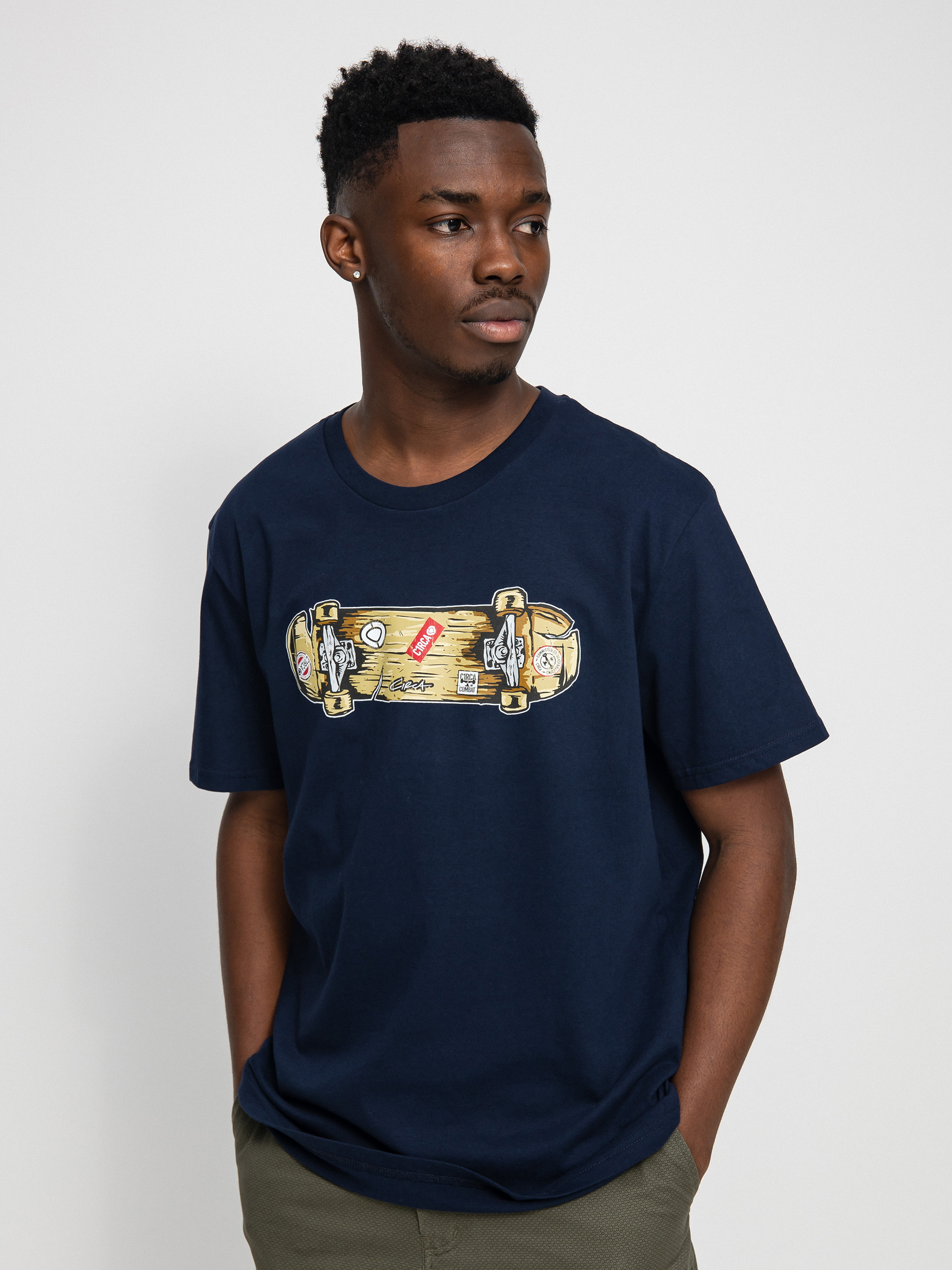 Circa Skateboard Tshirt navy blue (navy)
