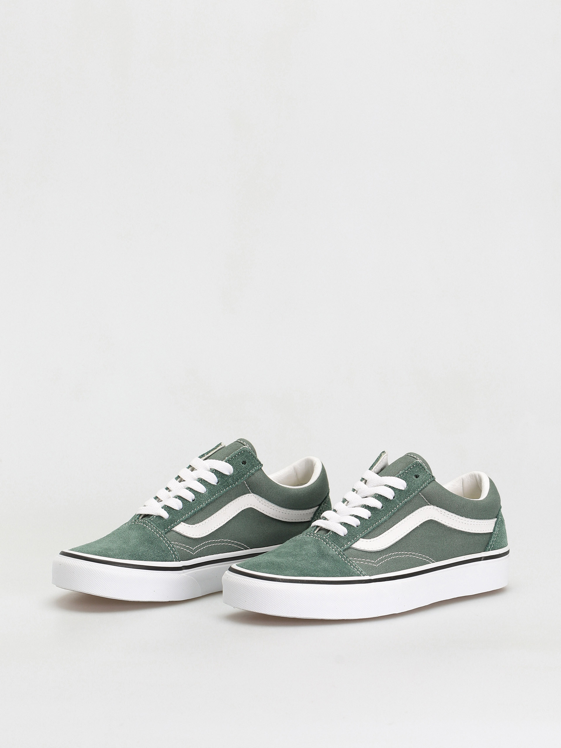 Vans old skool black duck outlet green