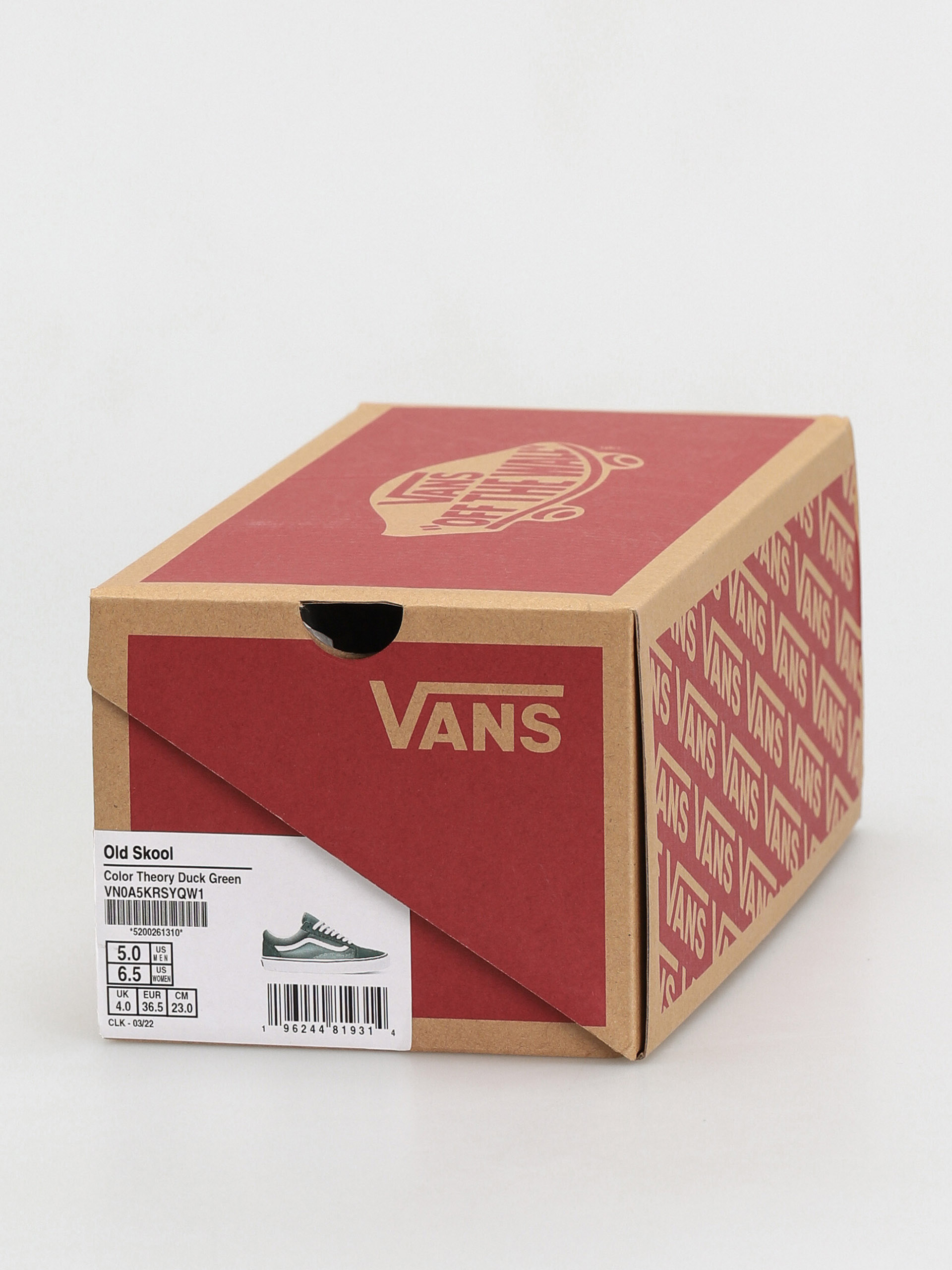 Vans Old Skool Shoes (color theory duck green)