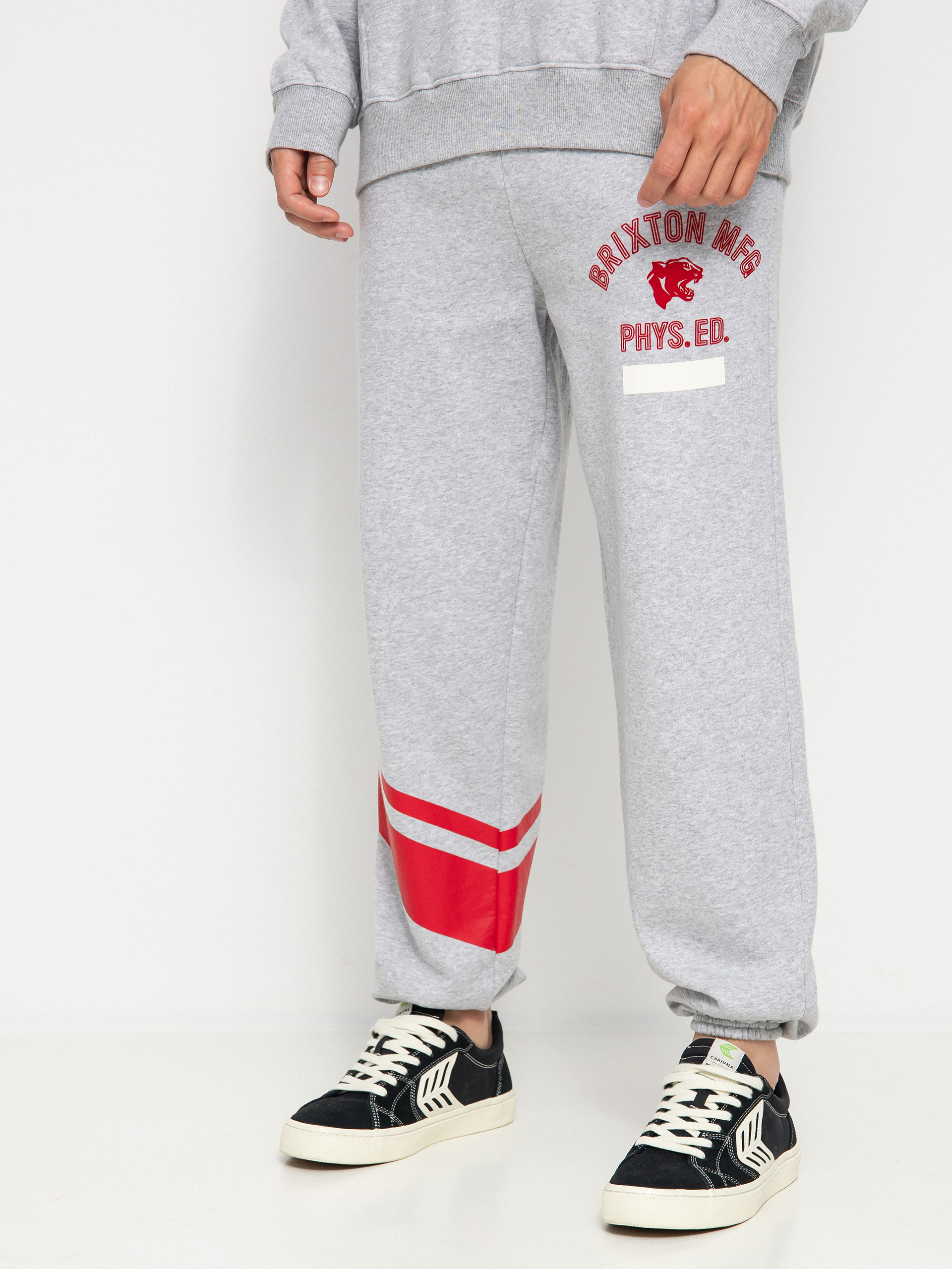 Brixton Phys. Ed. Sweatpant Hose (heather grey)