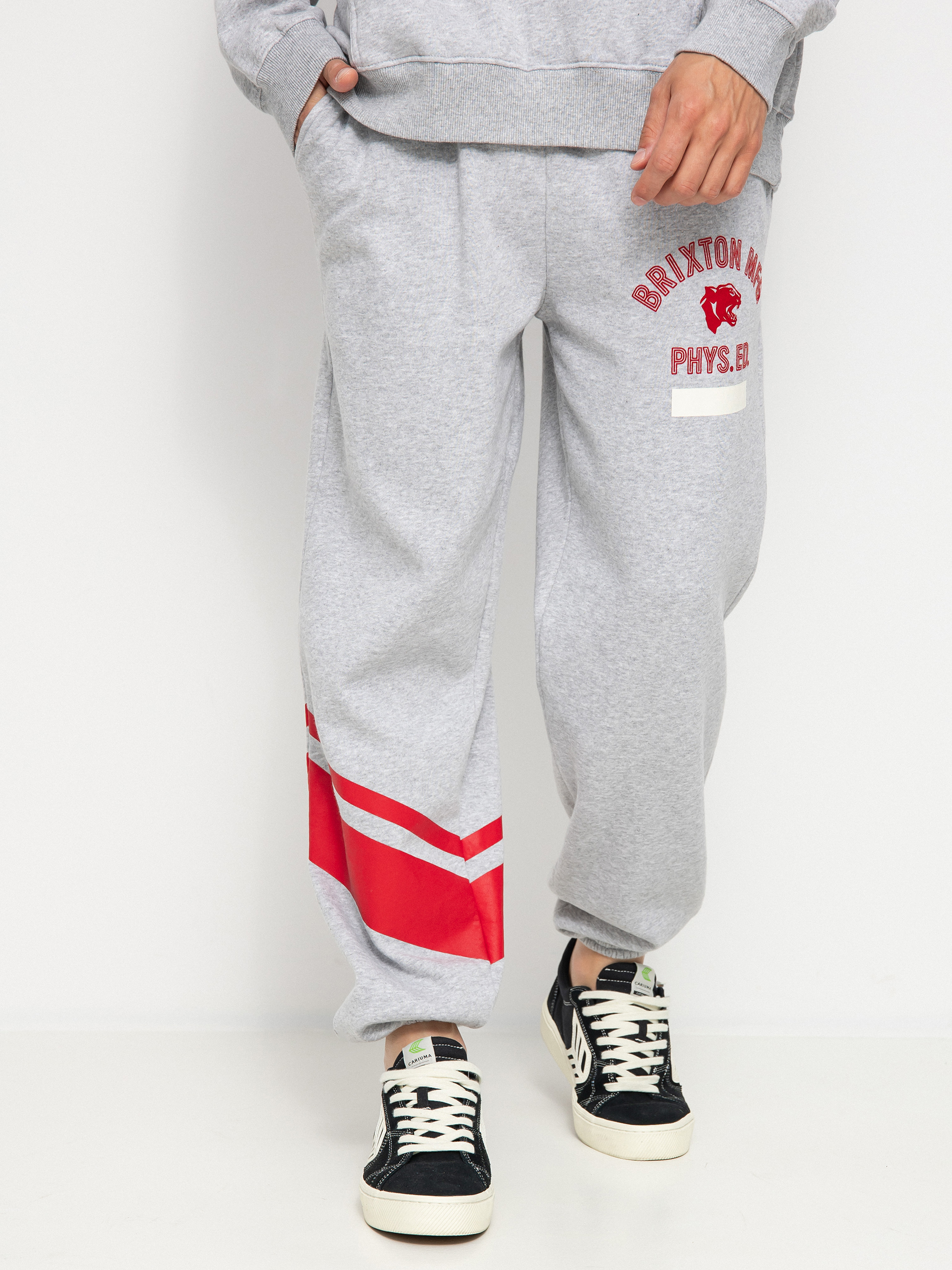 Brixton Phys. Ed. Sweatpant Pants (heather grey)