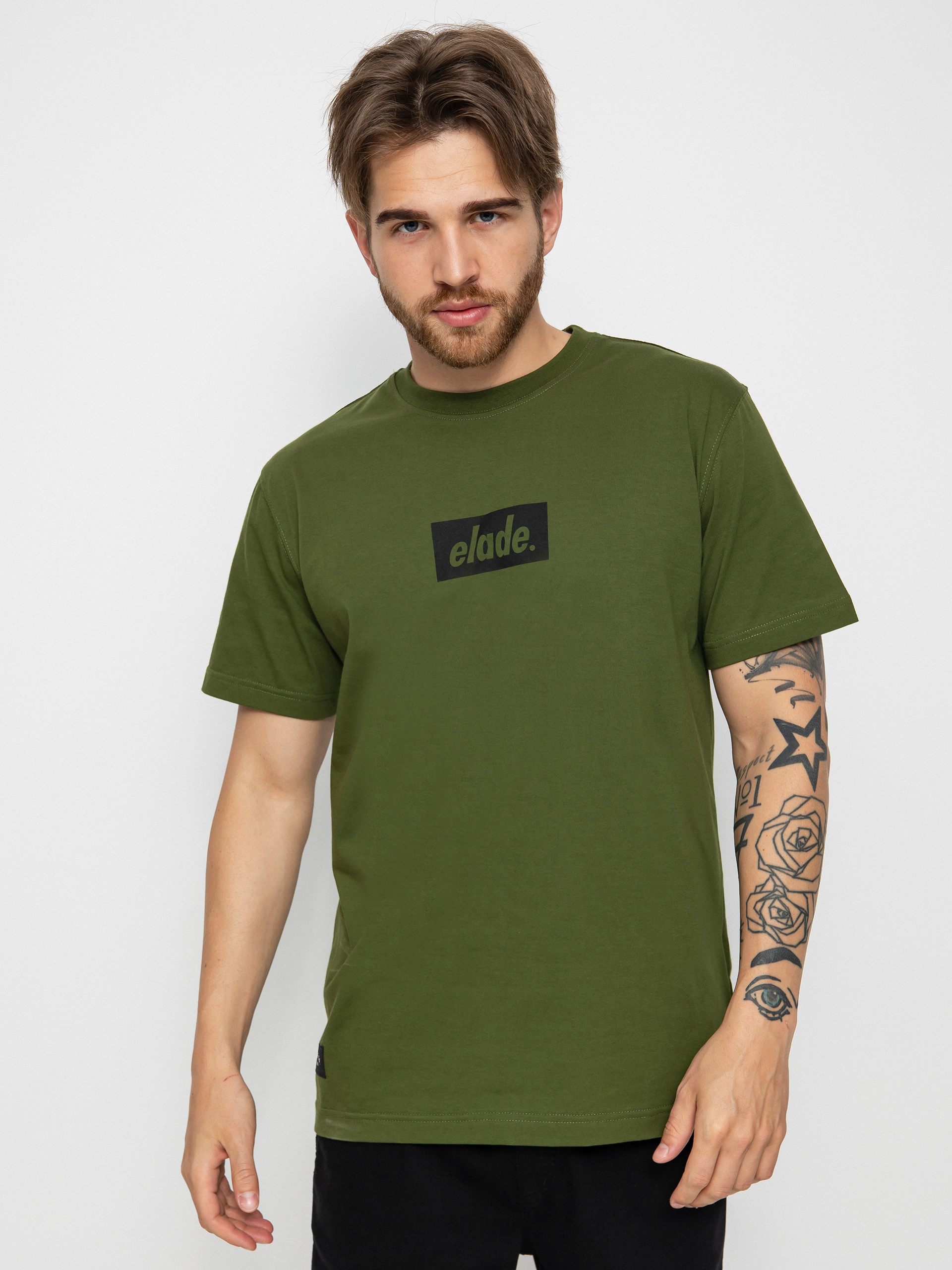 Elade Box Logo T-shirt (olive)