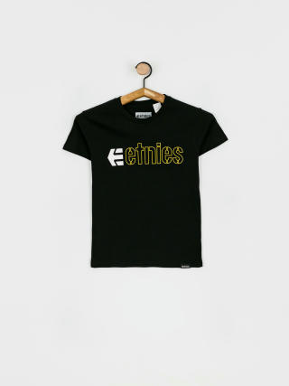Etnies Kids Ecorp JR T-shirt (black/white/yellow)