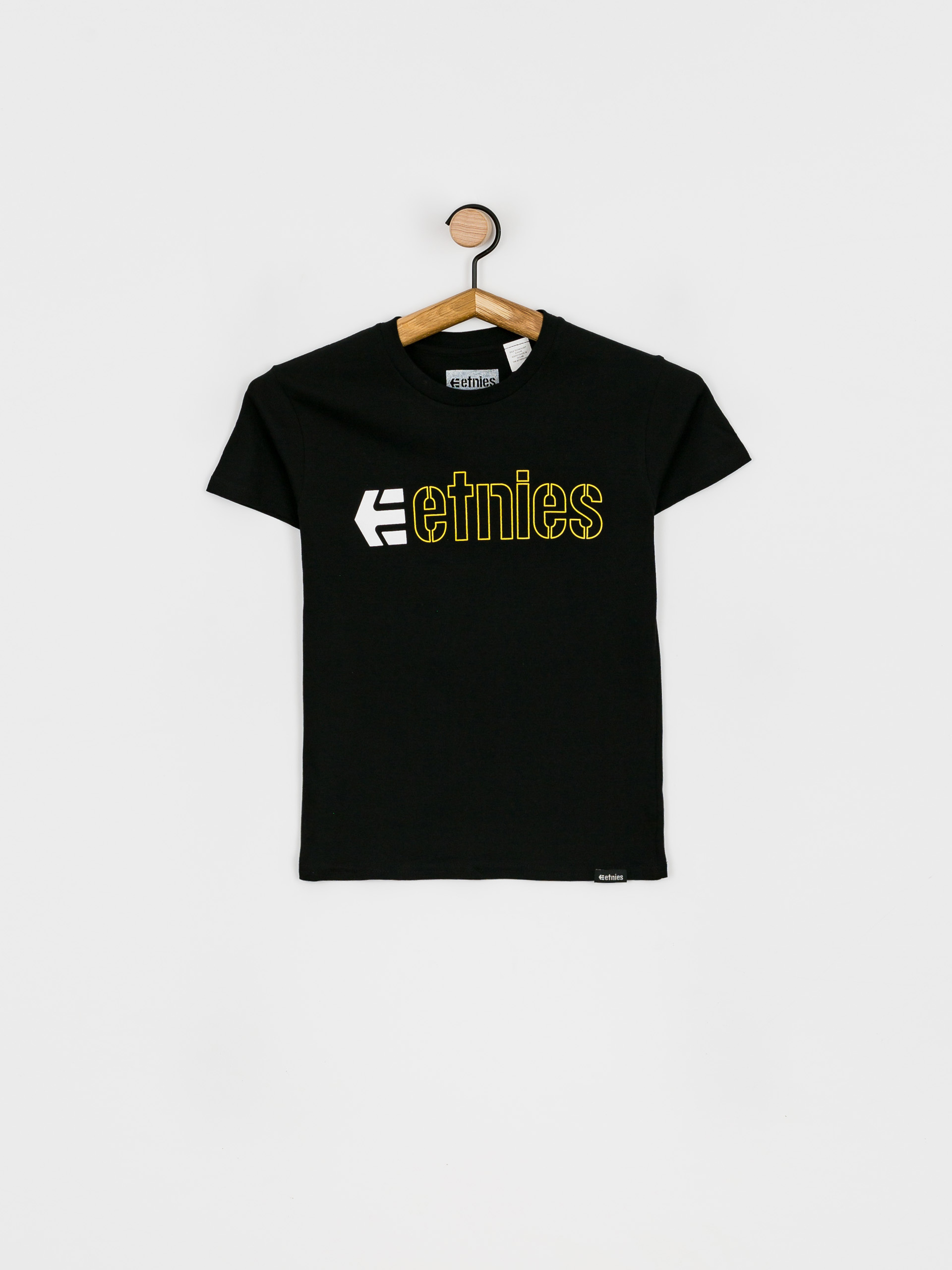 Etnies Kids Ecorp JR T-Shirt (black/white/yellow)