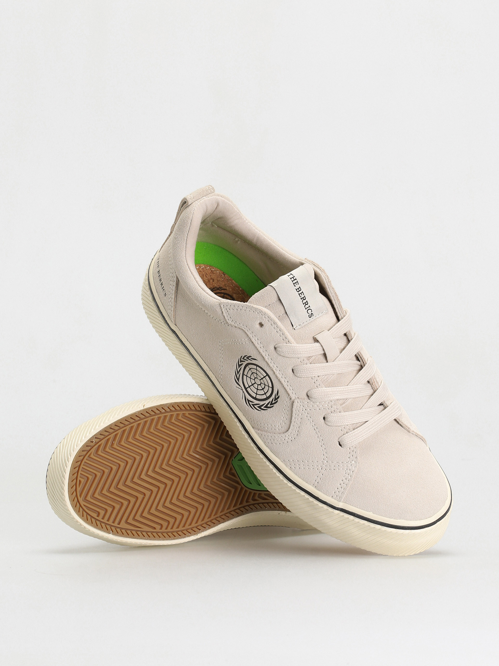 Cariuma Catiba Pro Berrics Shoes (vintage white suede)