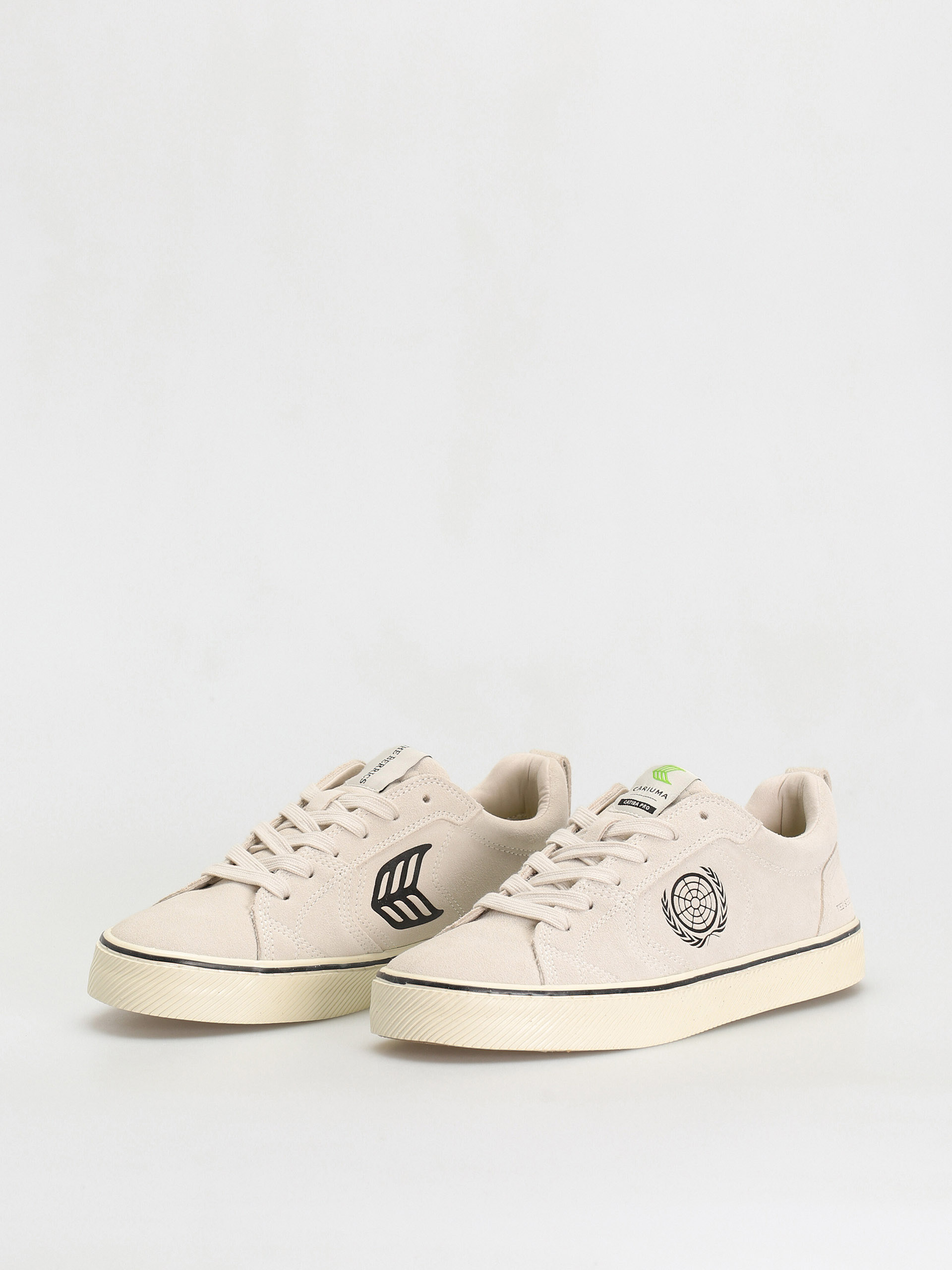 Cariuma Catiba Pro Berrics Shoes (vintage white suede)