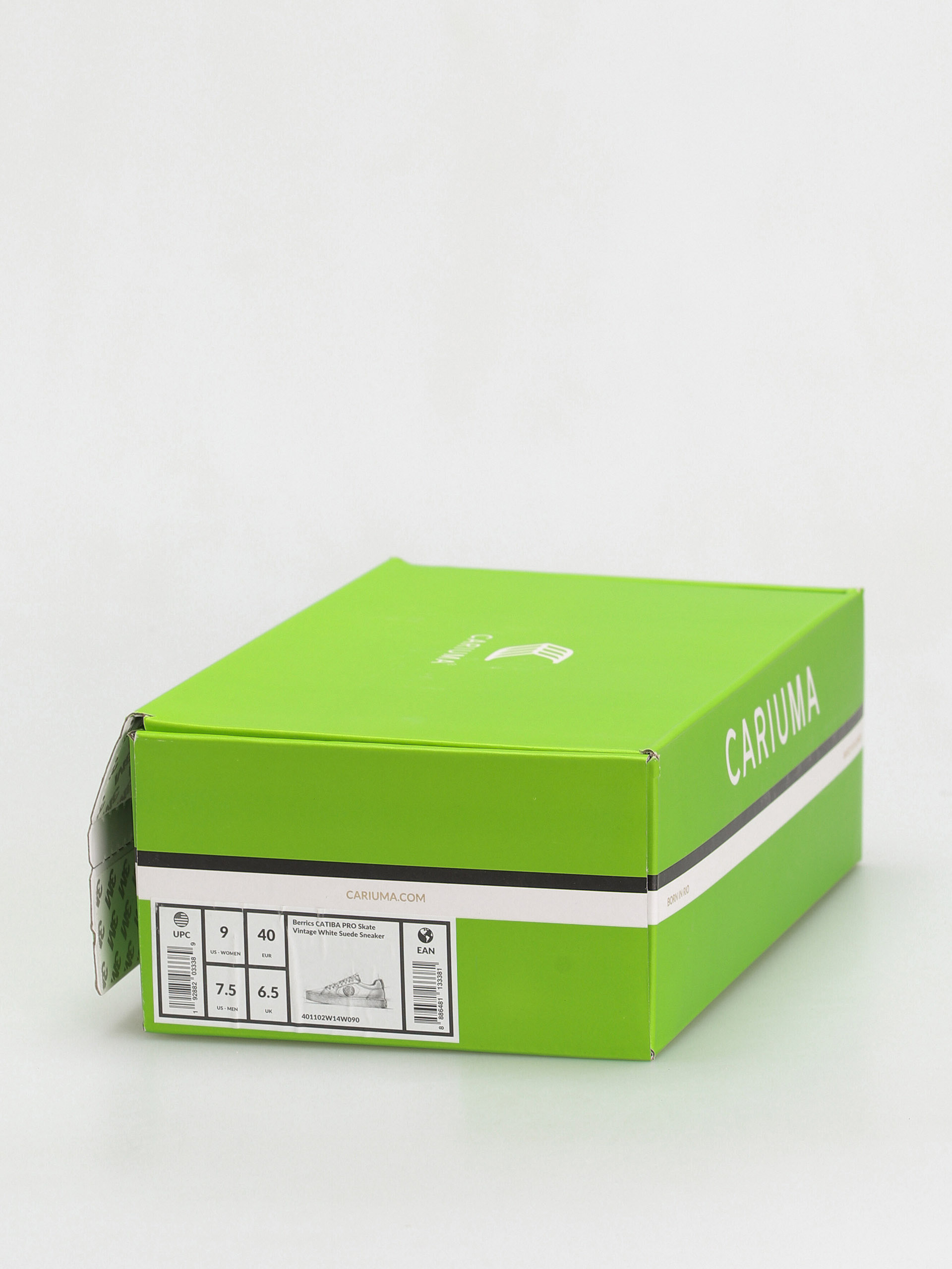 Cariuma Catiba Pro Berrics Shoes (vintage white suede)