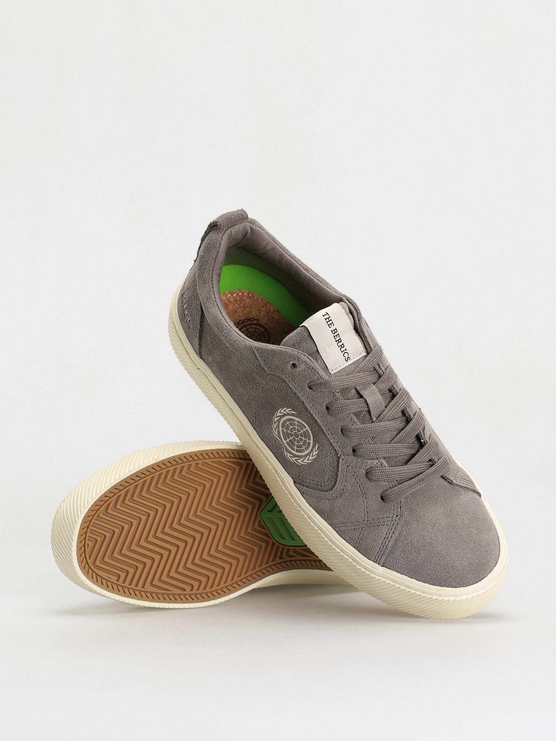 Cariuma Catiba Pro Berrics Shoes (charcoal grey suede)