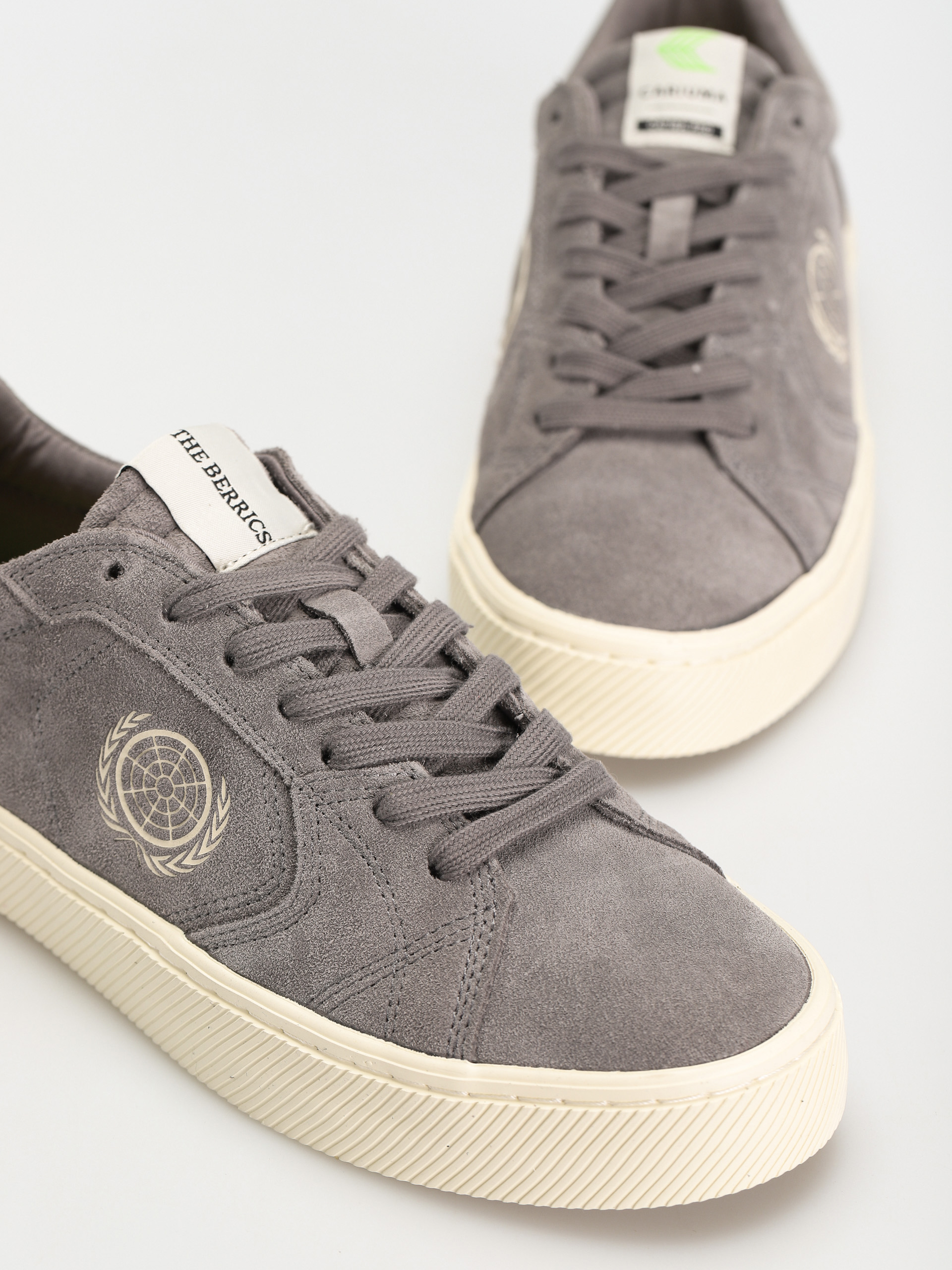 Cariuma Catiba Pro Berrics Shoes (charcoal grey suede)