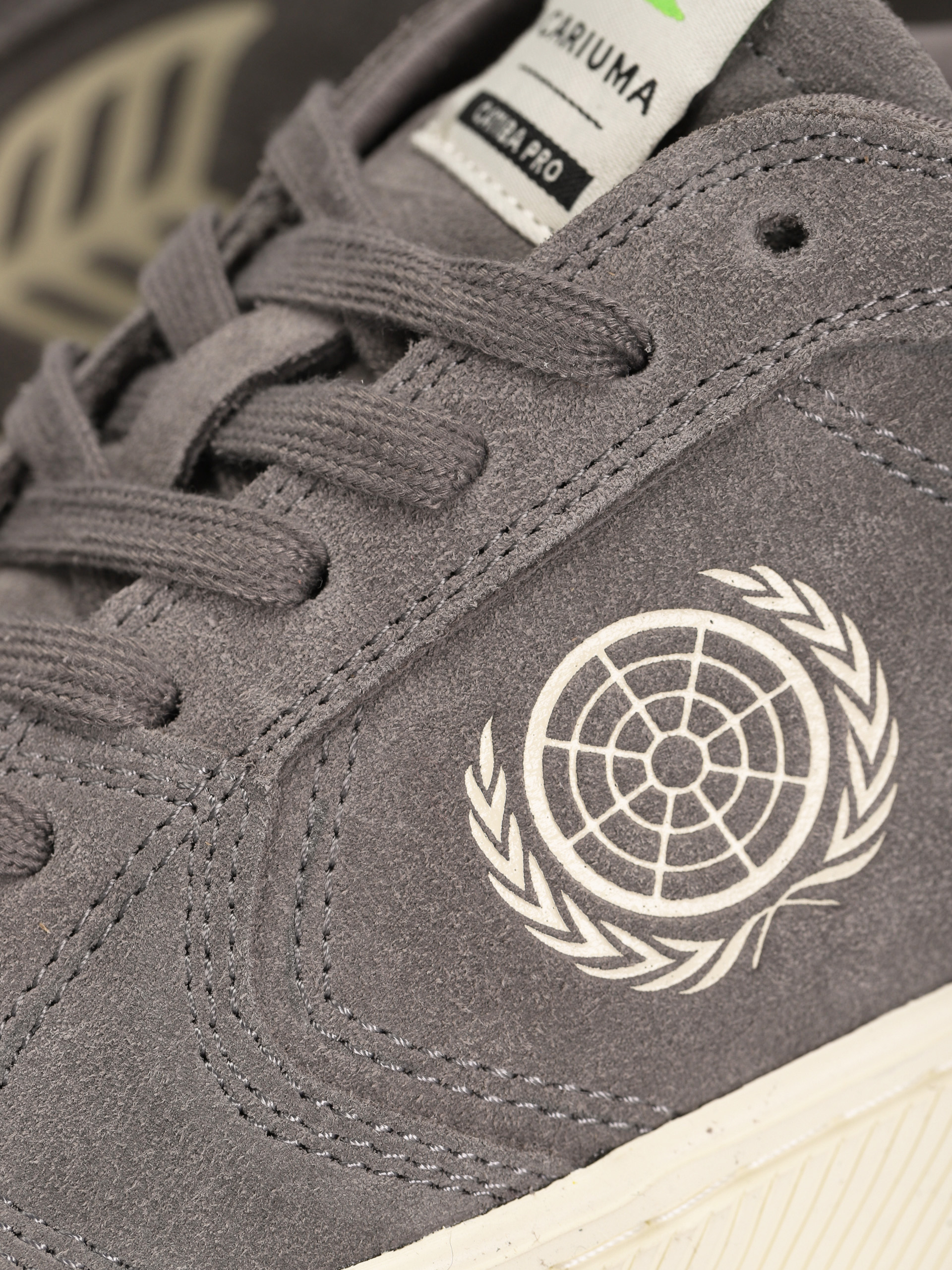 Cariuma Catiba Pro Berrics Shoes (charcoal grey suede)