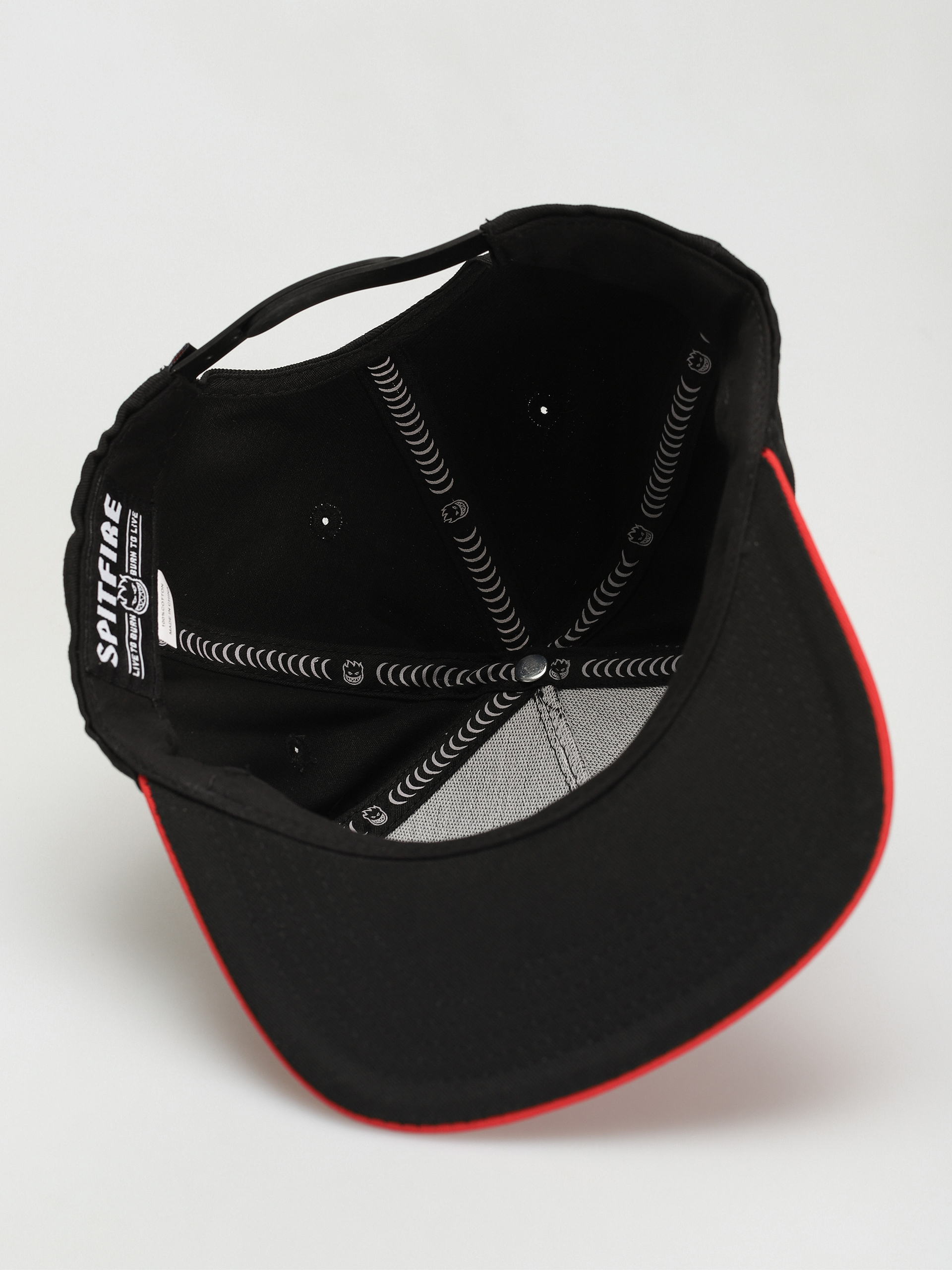 Spitfire Adj Clssc 87 Swlpch Cap (black/red)