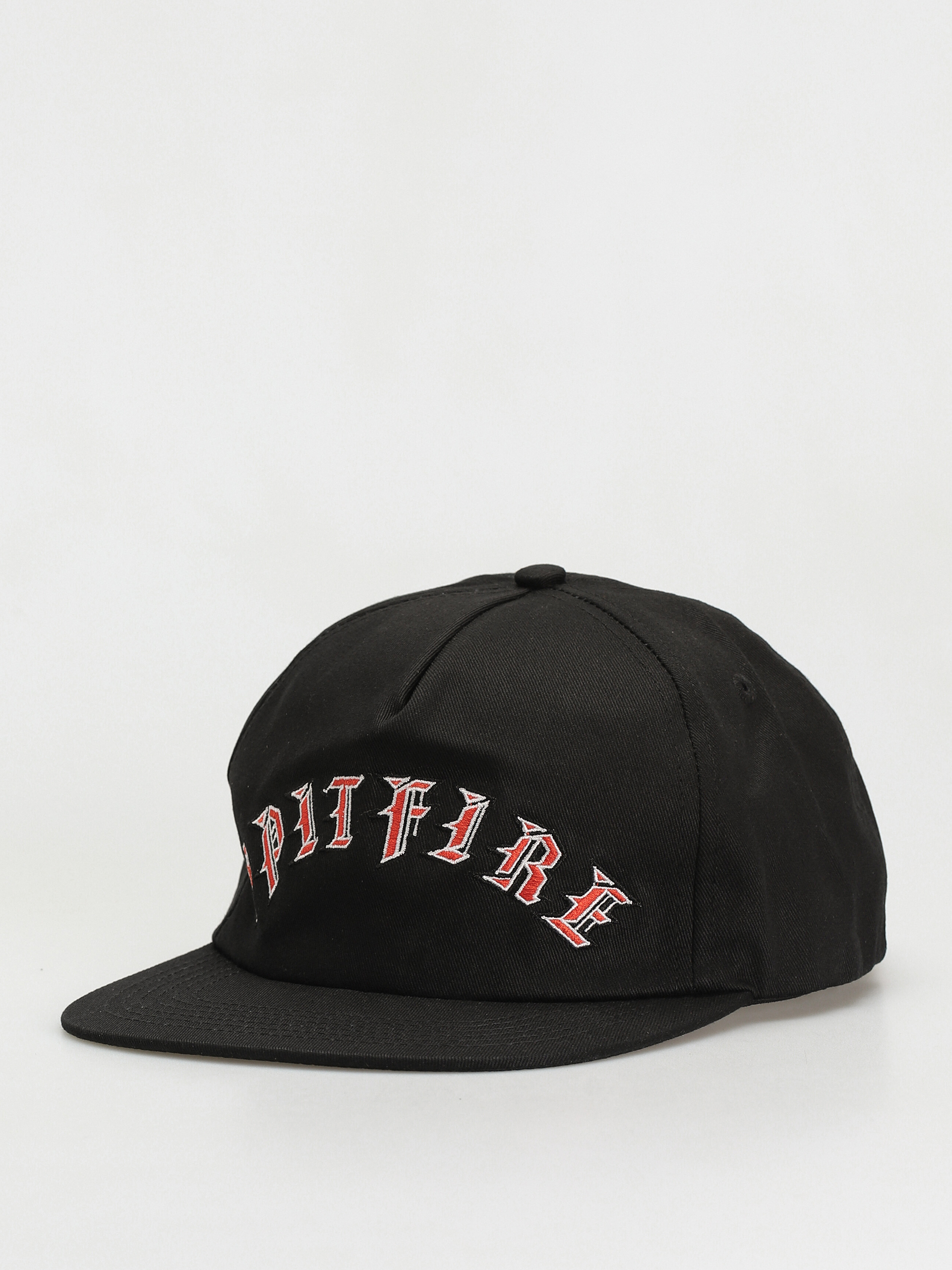Spitfire Old E Arch Snapback Cap (black/red)