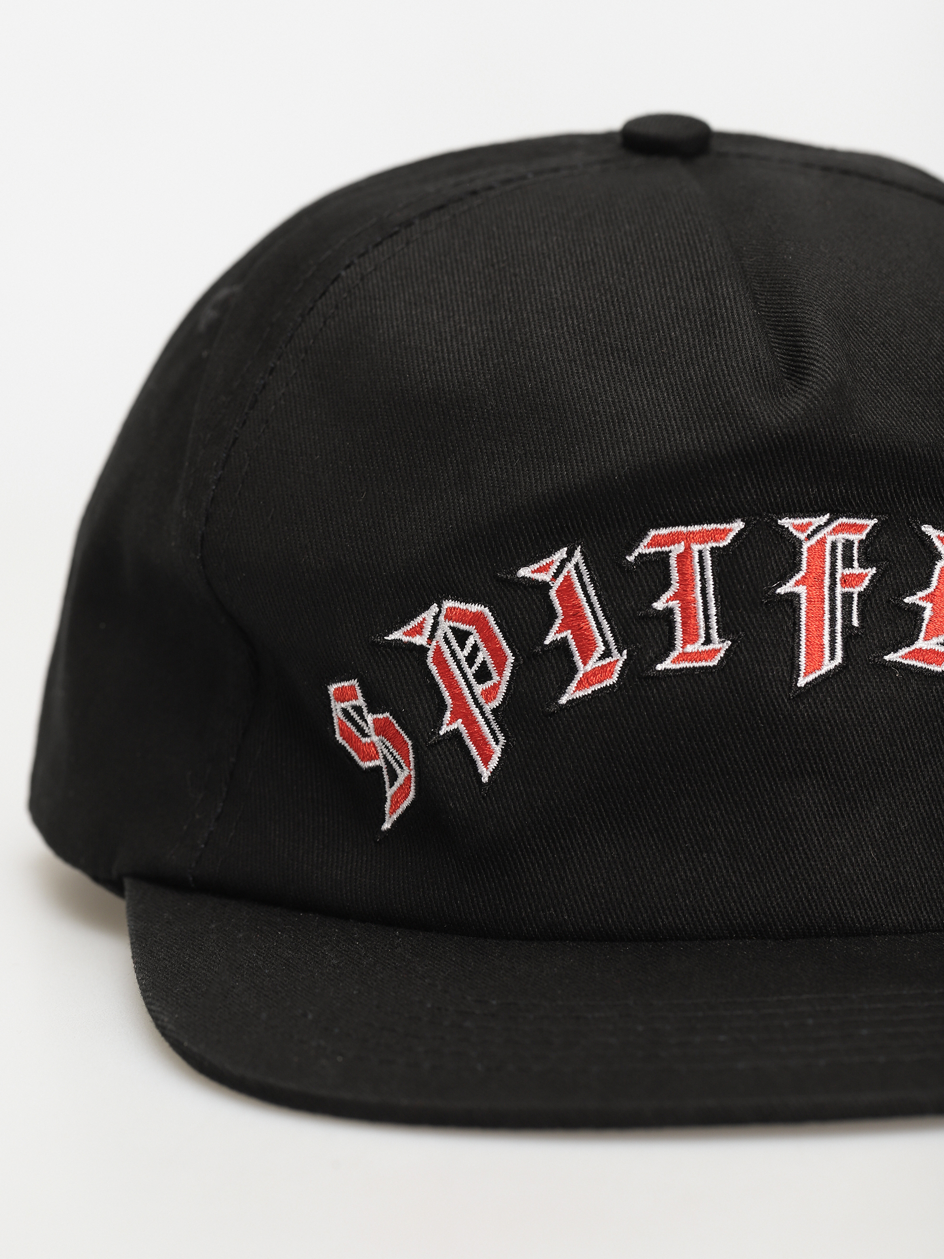 Spitfire Old E Arch Snapback Cap (black/red)