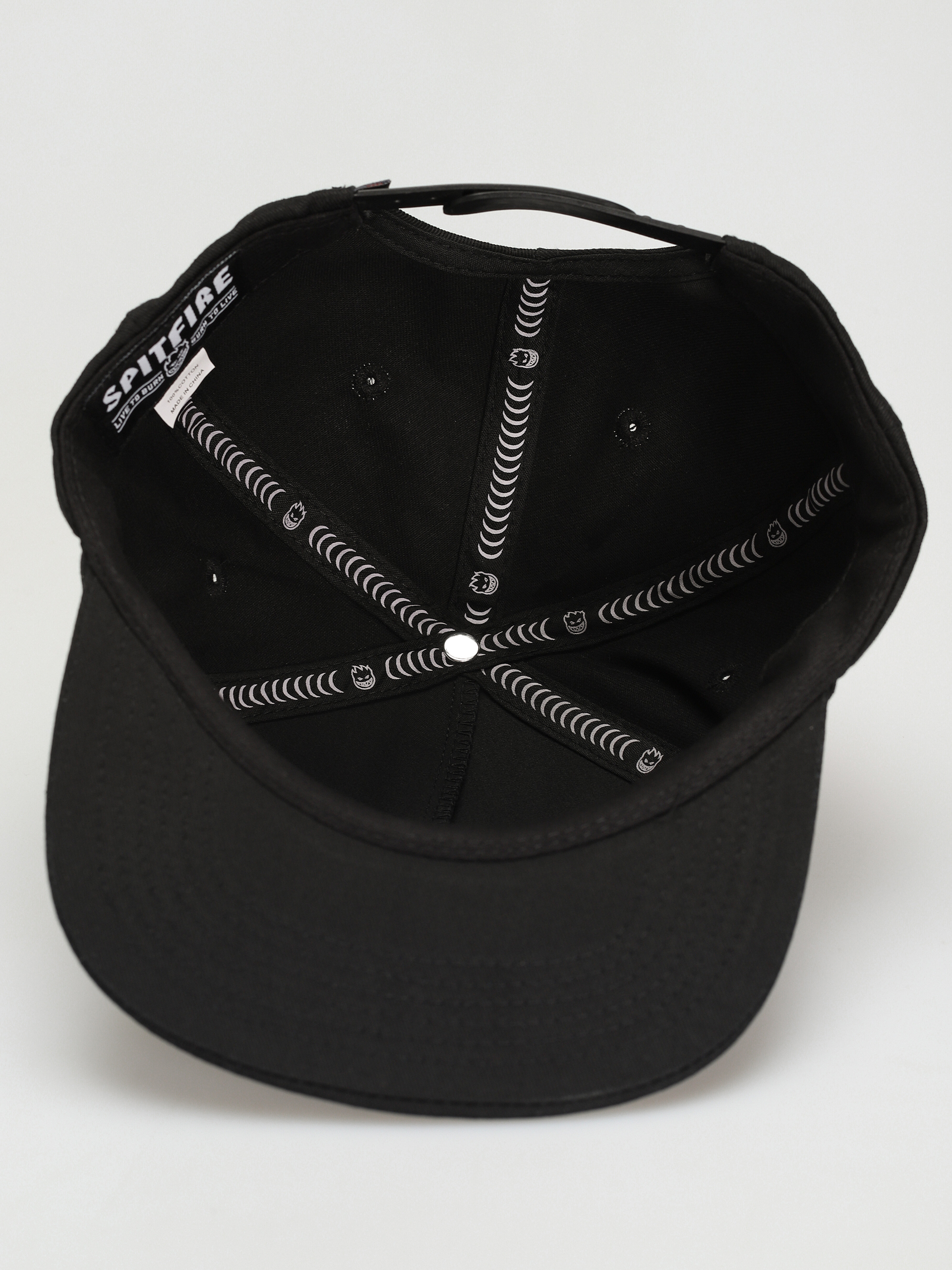 Spitfire Old E Arch Snapback Cap (black/red)