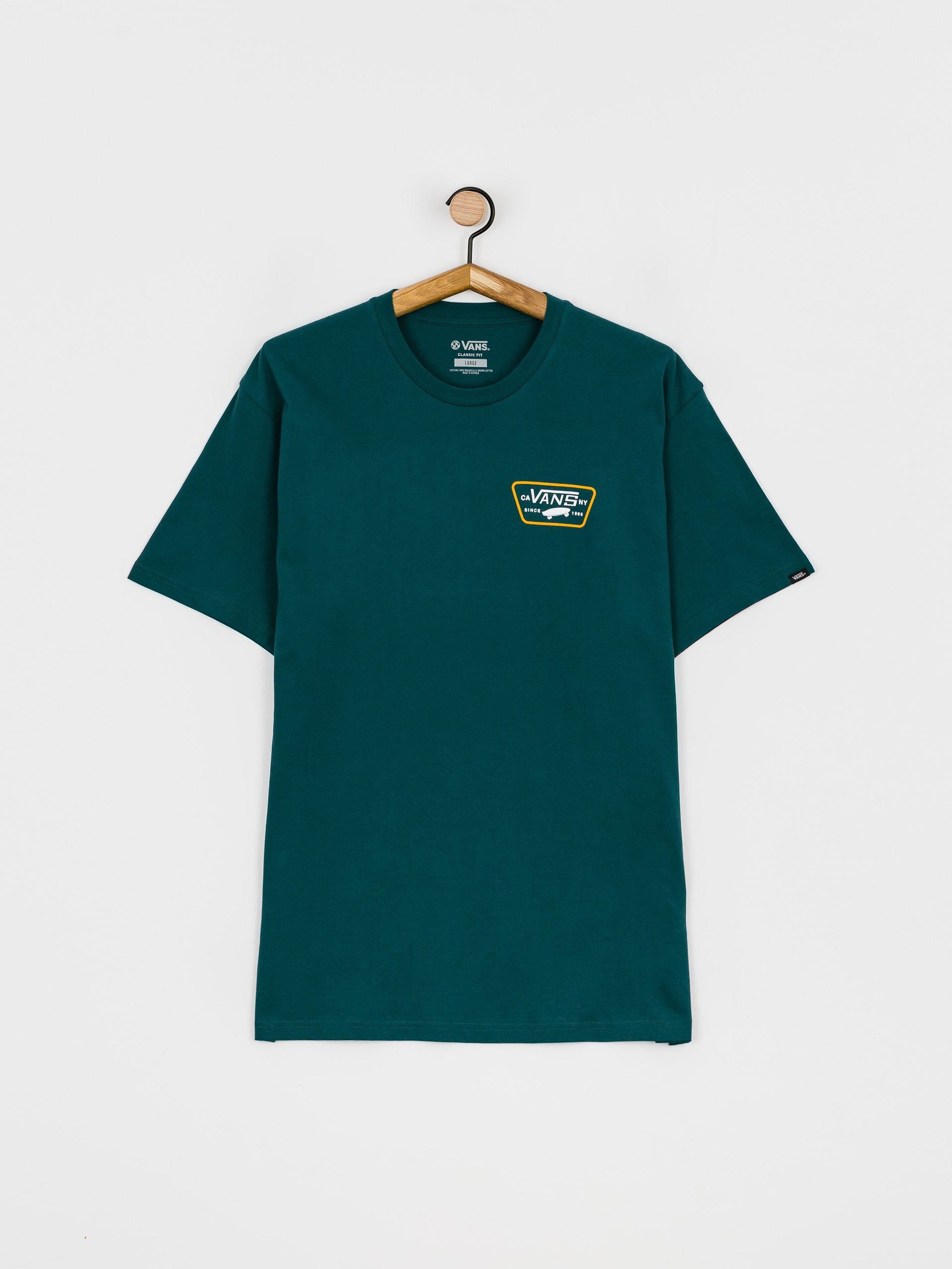 Vans Full Patch Back T-shirt (deep teal/white)