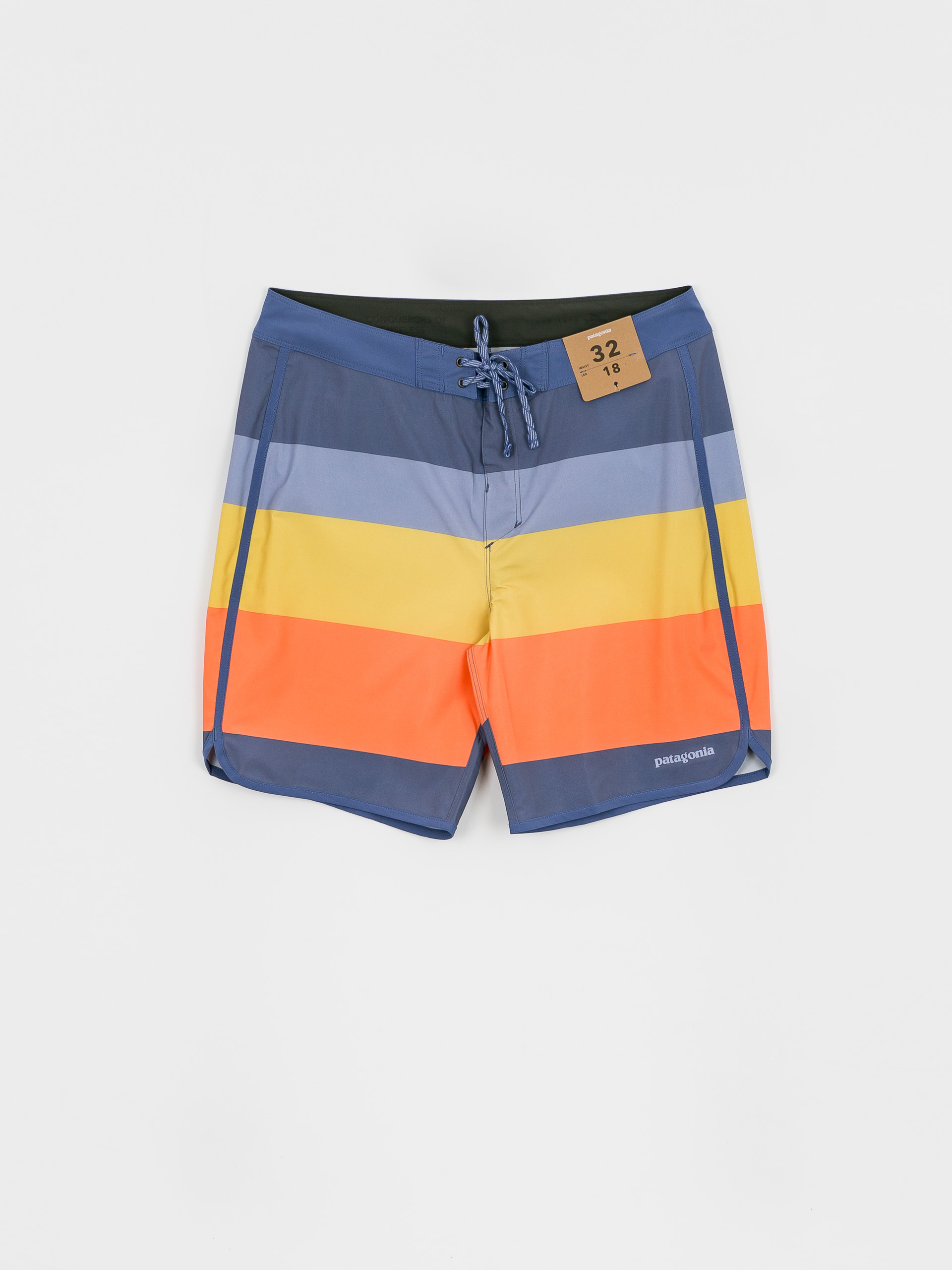 Patagonia Hydropeak Scallop 18 in Boardshorts (the point current blue)