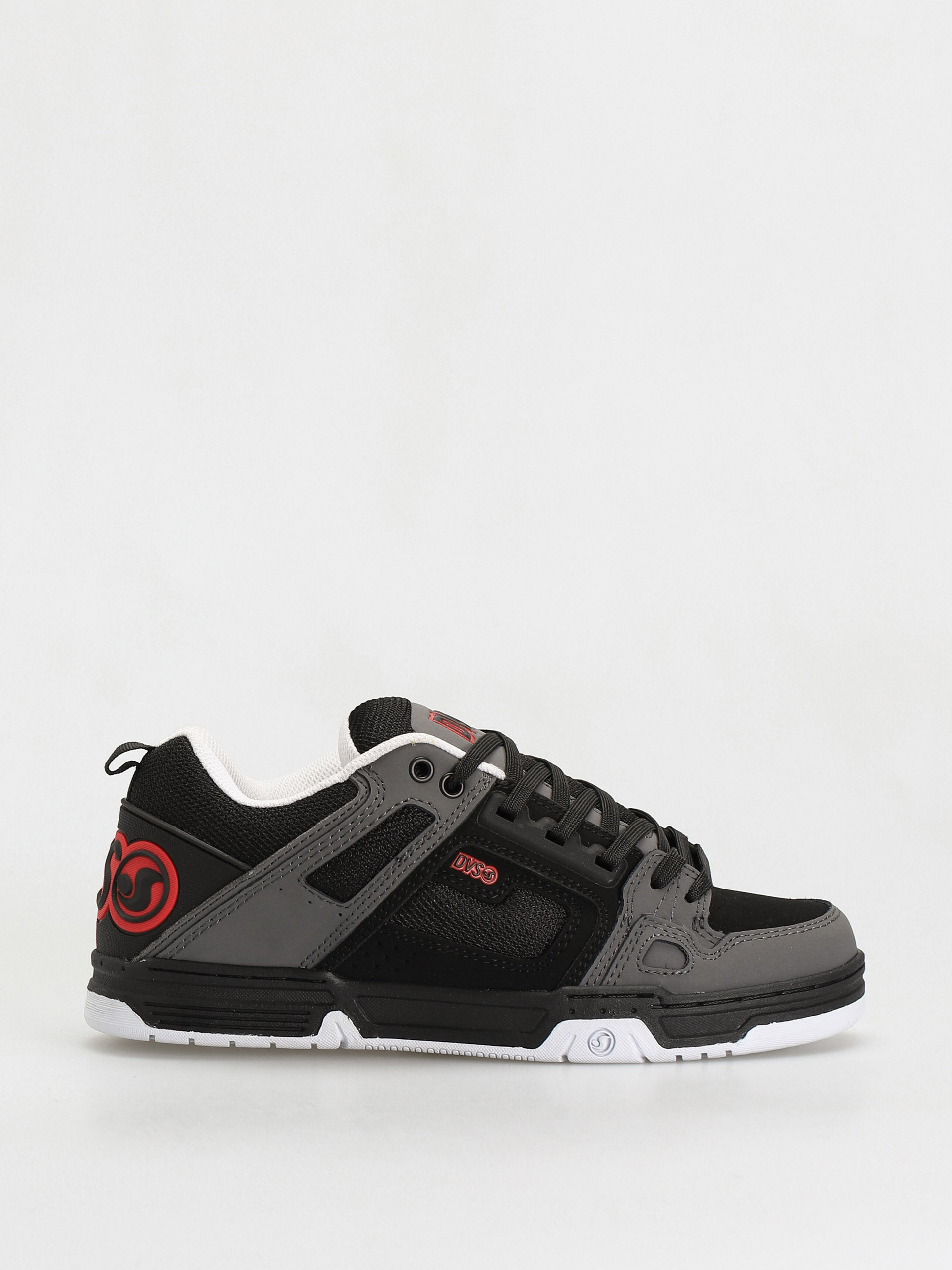 DVS Comanche Shoes (black charcoal fiery red nubuck)