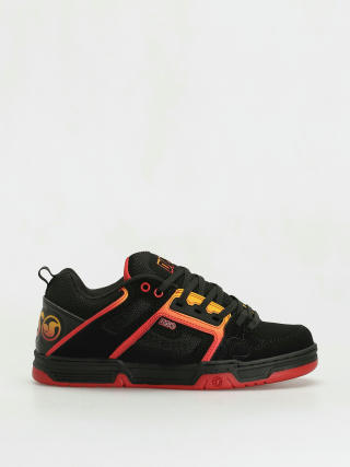 DVS Comanche Shoes (black red yellow nubuck)
