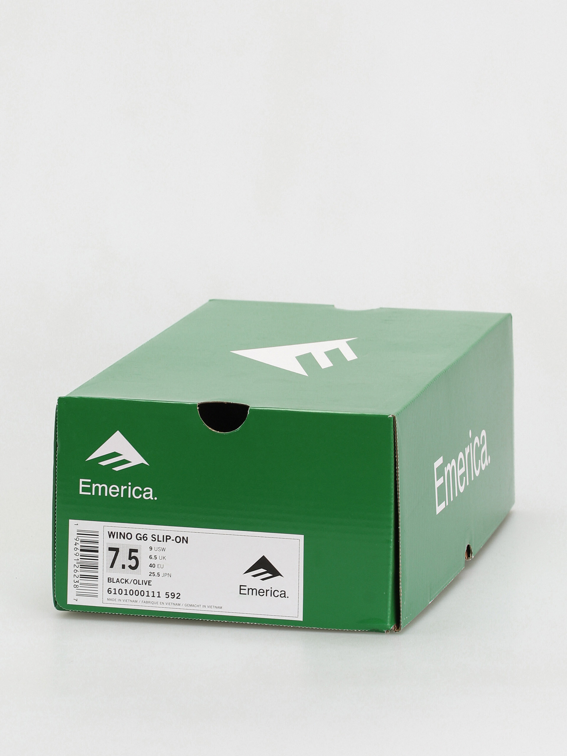 Emerica Wino G6 Slip On Shoes (black/olive)