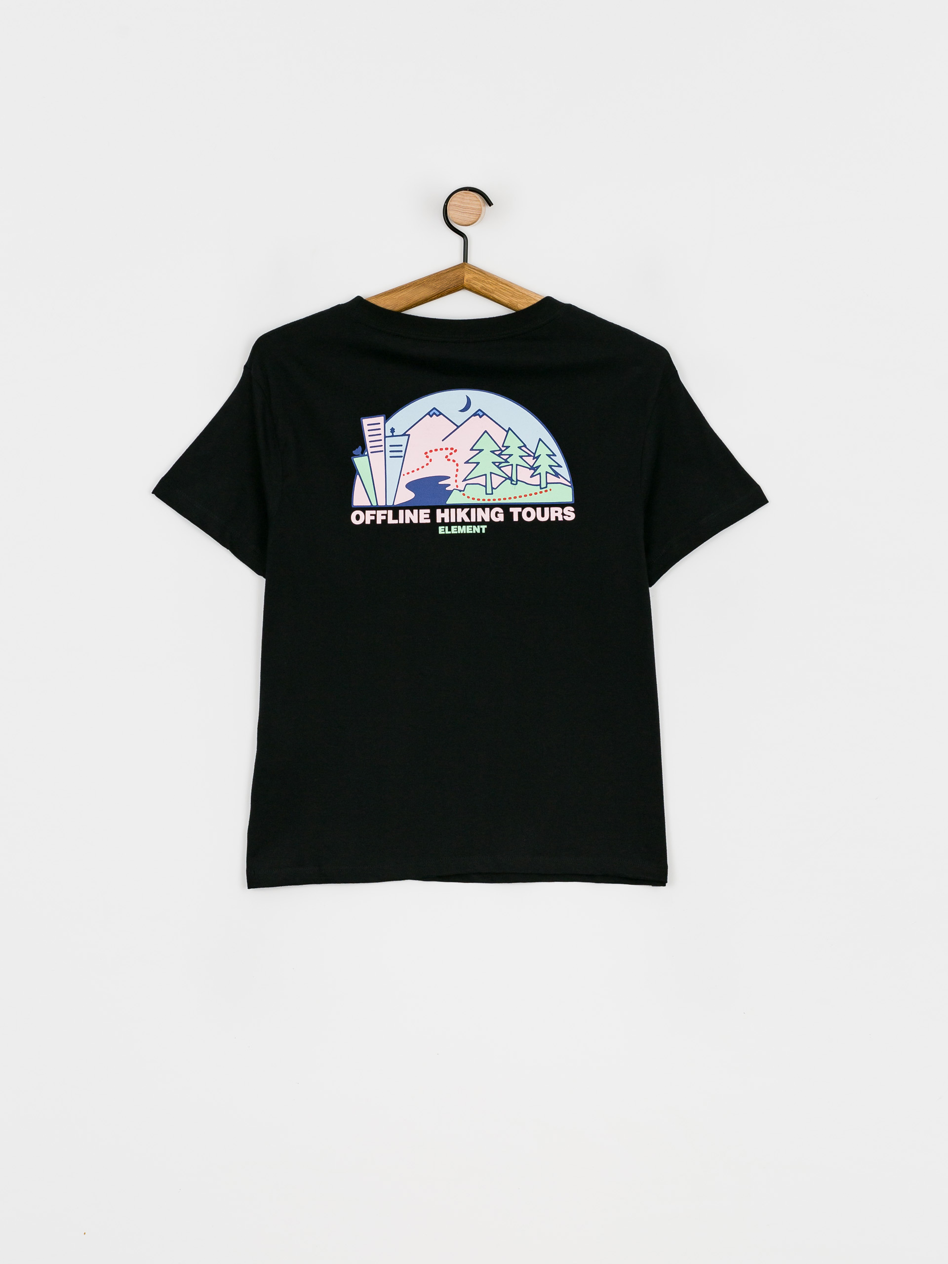 Element Offline T-Shirt Wmn (flint black)
