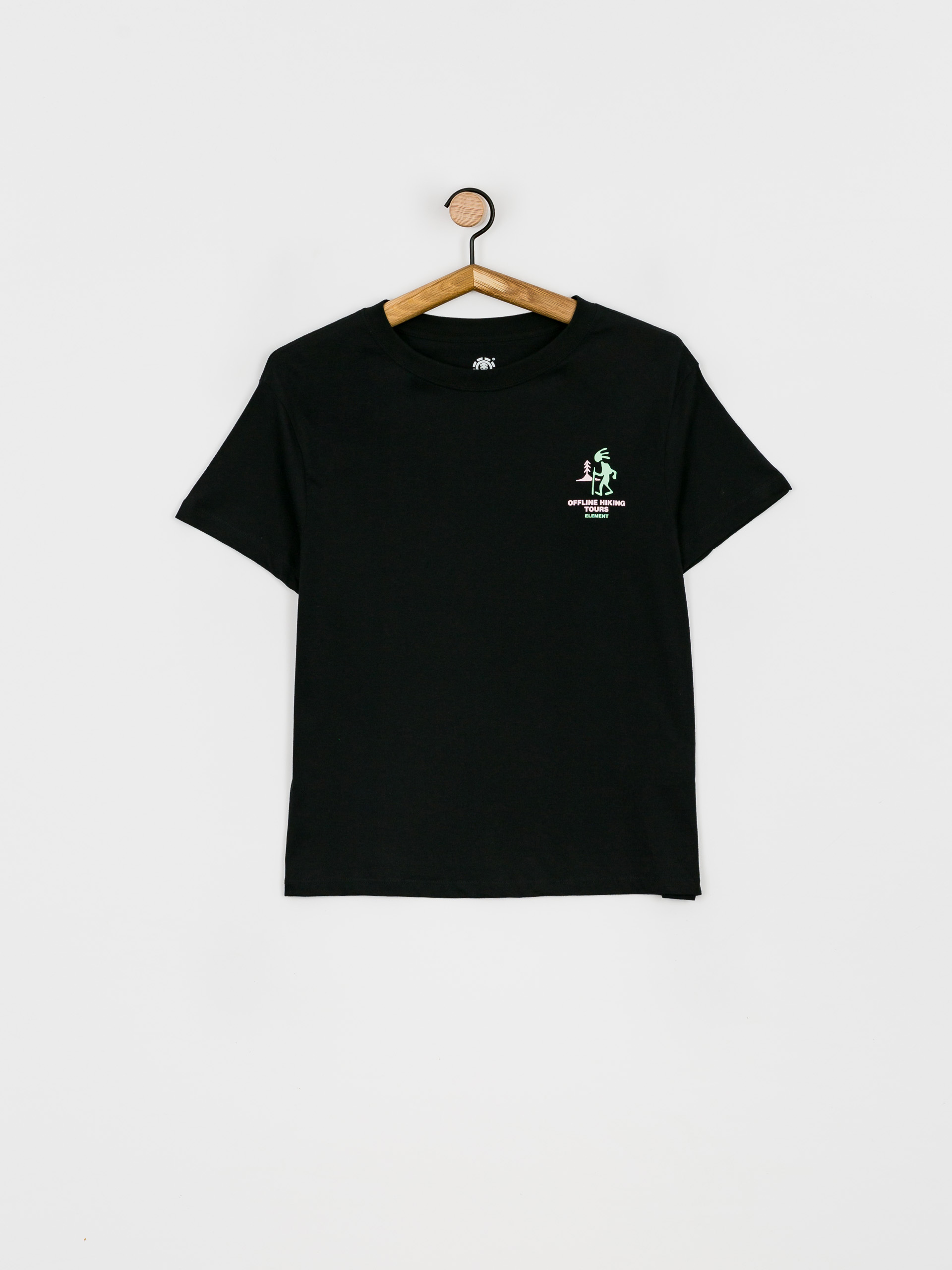 Element Offline T-Shirt Wmn (flint black)