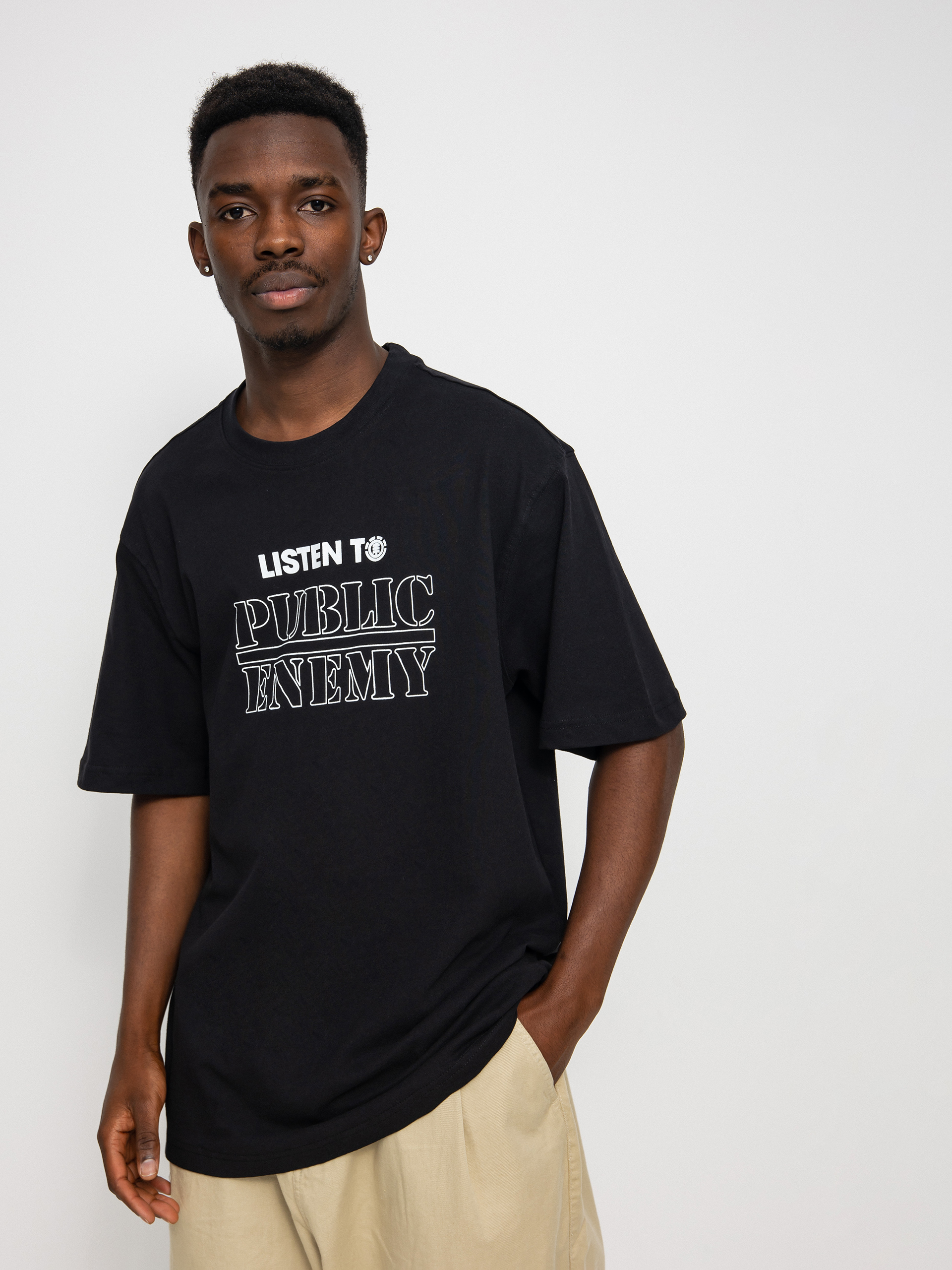 Element Pexe Listen To T-shirt (flint black)