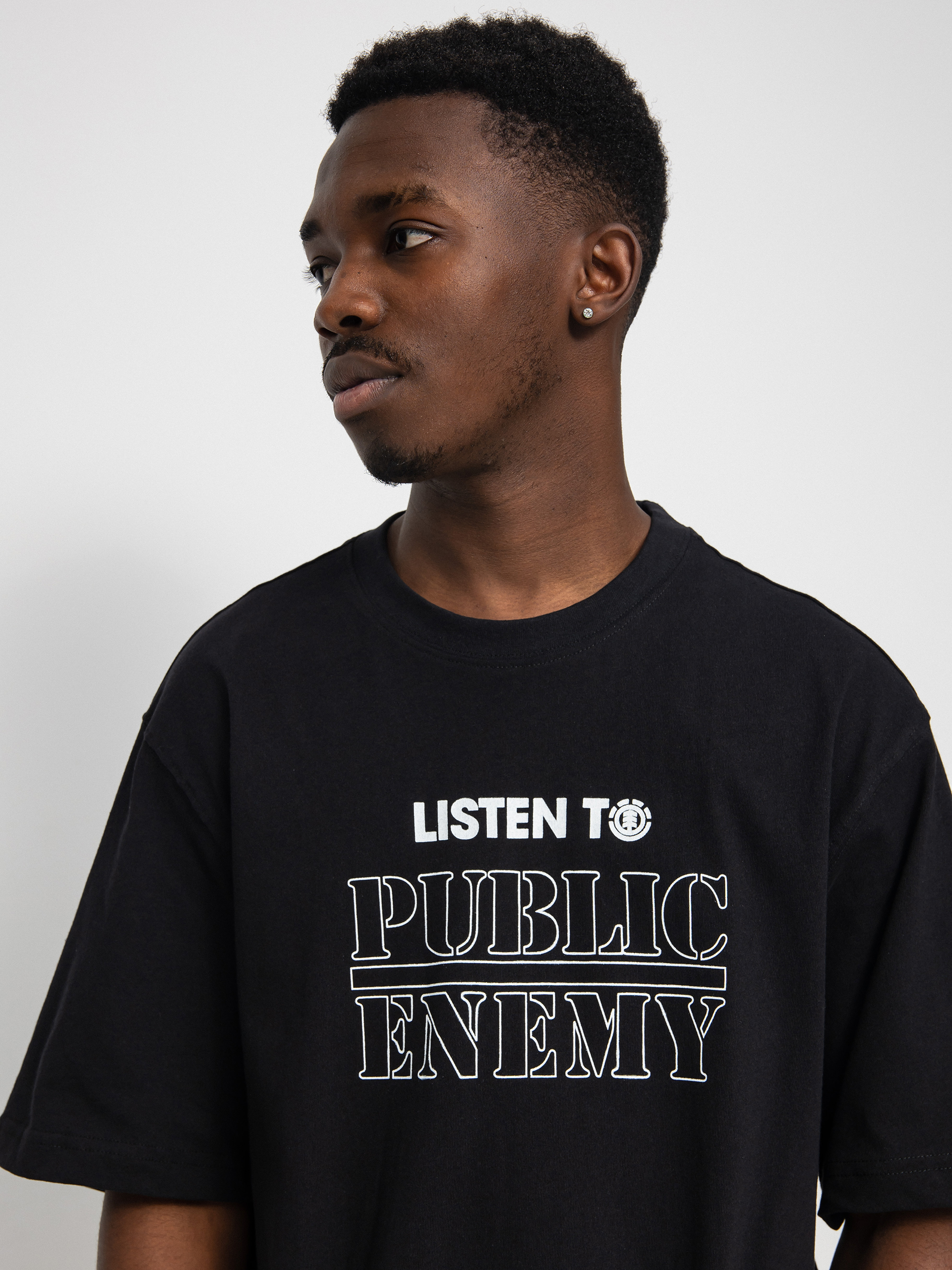 Element Pexe Listen To T-shirt (flint black)