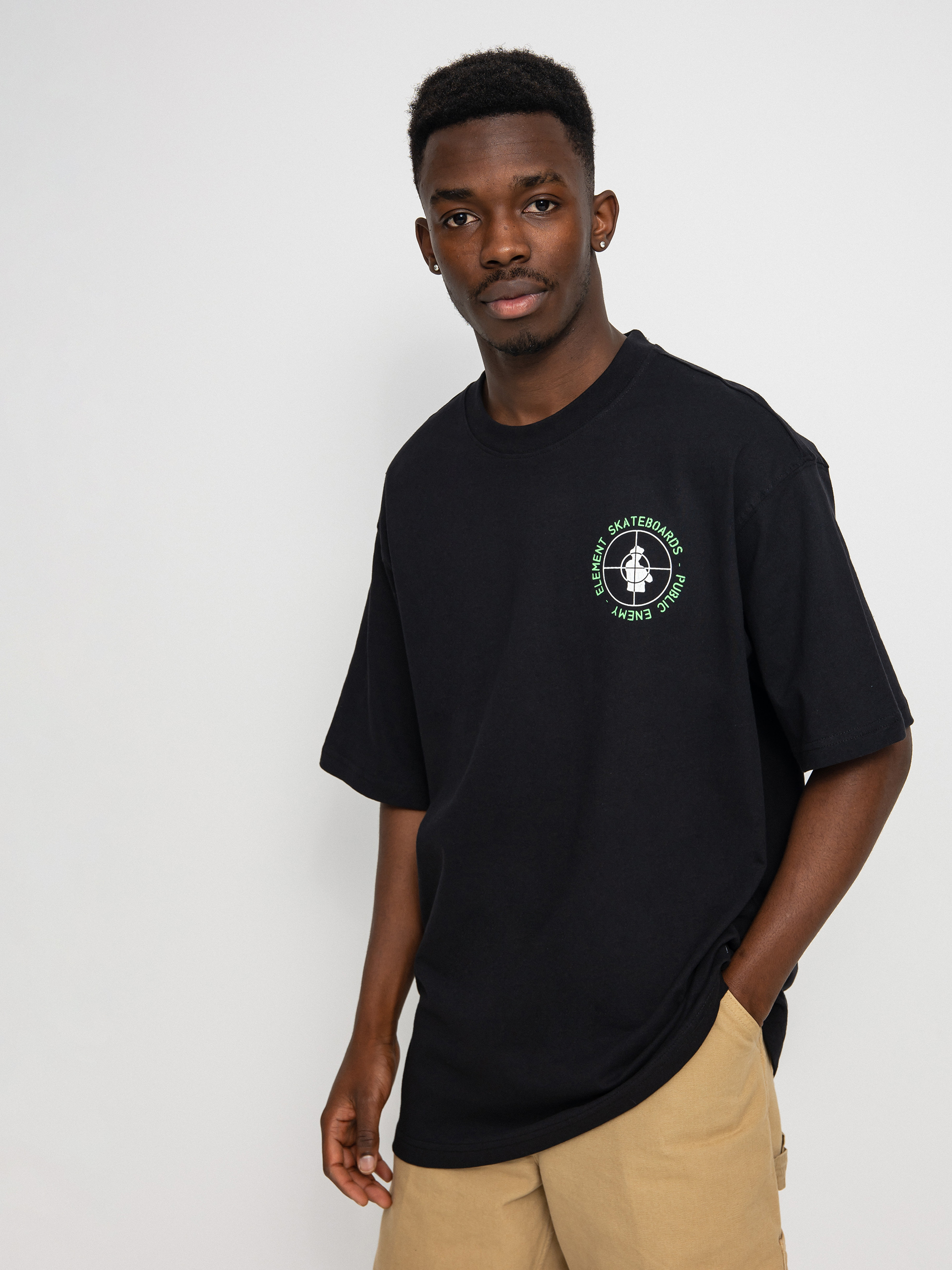 Element Pexe Logo T-shirt (flint black)